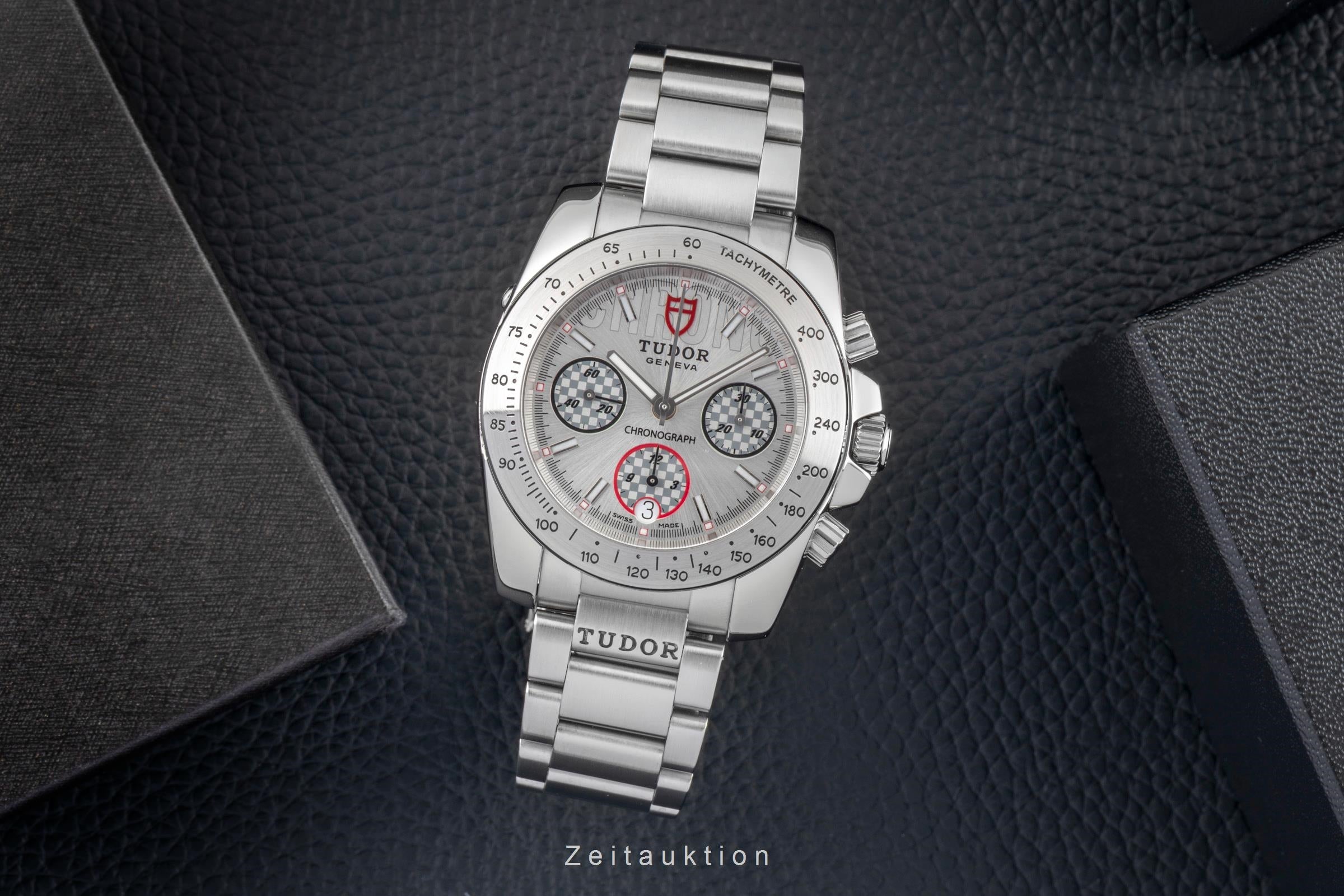 Tudor Sport Chronograph chronograph steel automatic men's watch 20300  [2600865]