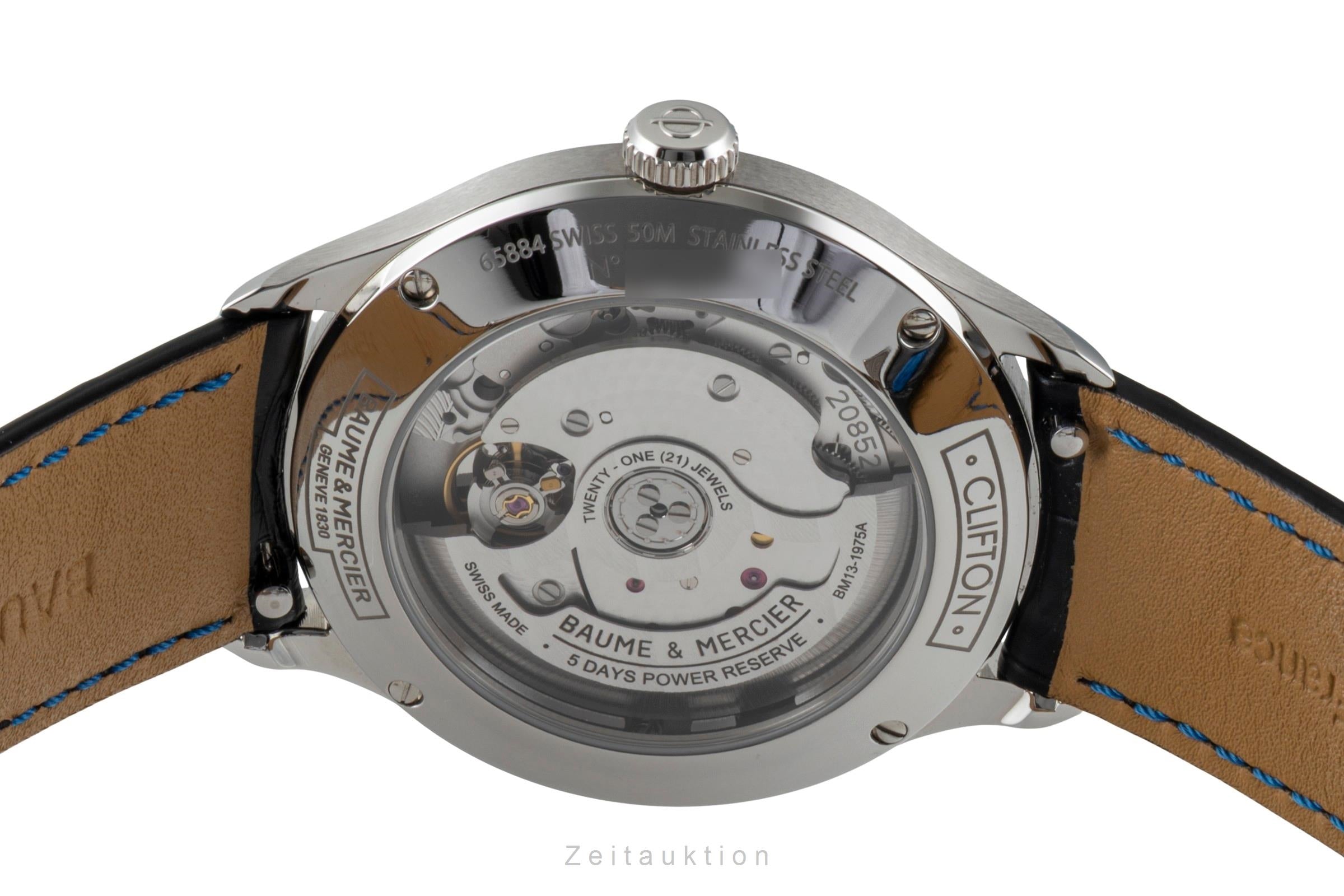 Baume & Mercier Clifton acero automático reloj para caballeros M0A10467  [2600866]