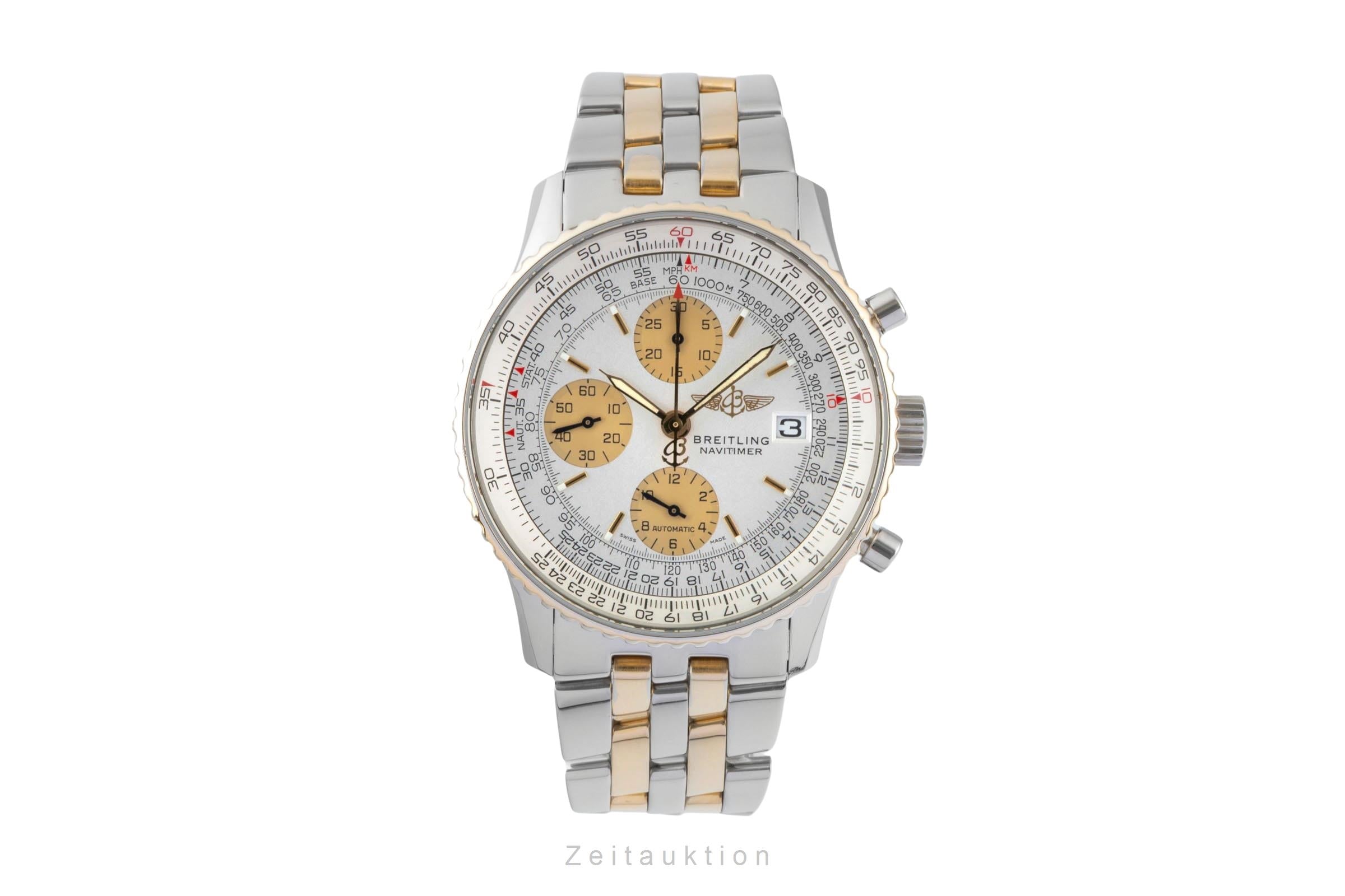 Breitling Old Navitimer cronografo acciaio / oro automatismo orologio da uomo B13019  [2600867]