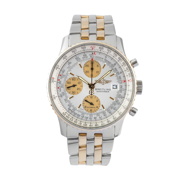 Breitling Old Navitimer cronografo acciaio / oro automatismo orologio da uomo B13019  [2600867]