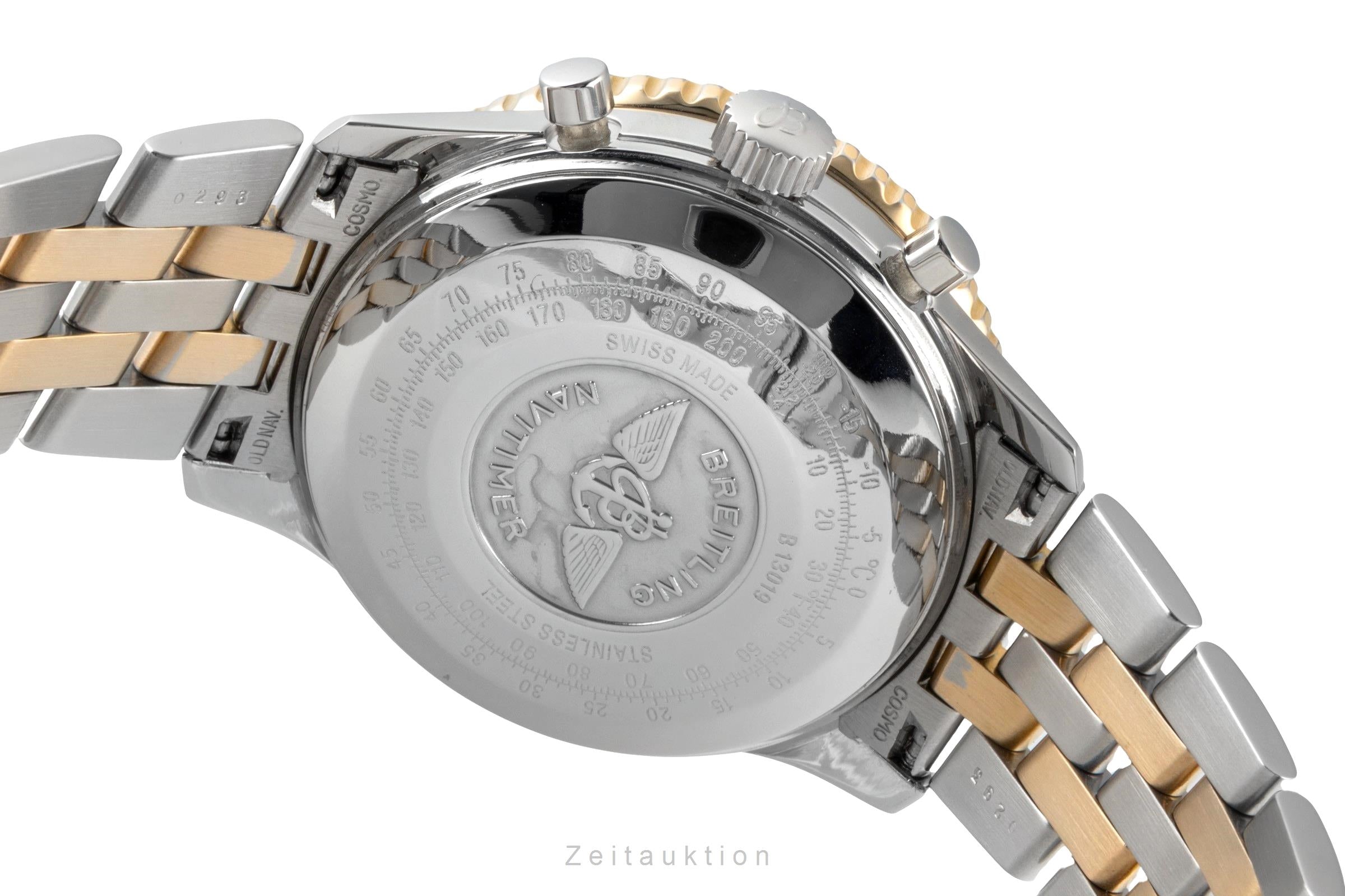 Breitling Old Navitimer cronografo acciaio / oro automatismo orologio da uomo B13019  [2600867]