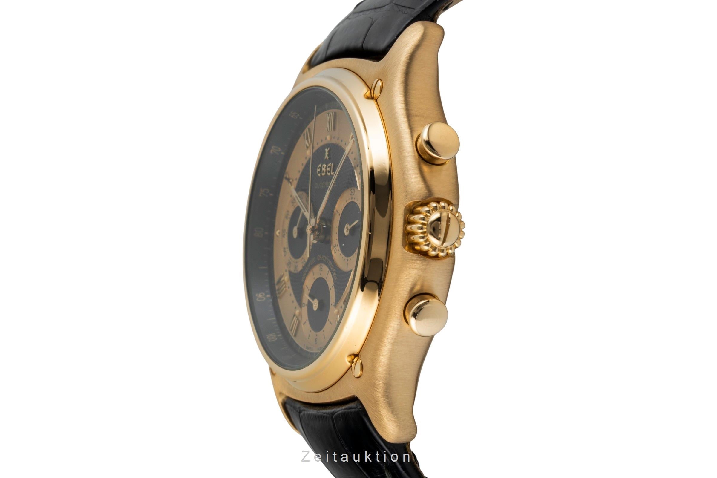 Ebel 1911 Le Modular Chronograph 18k (0,750) Gold Automatik Ref. 8137241 Box  [2600868]