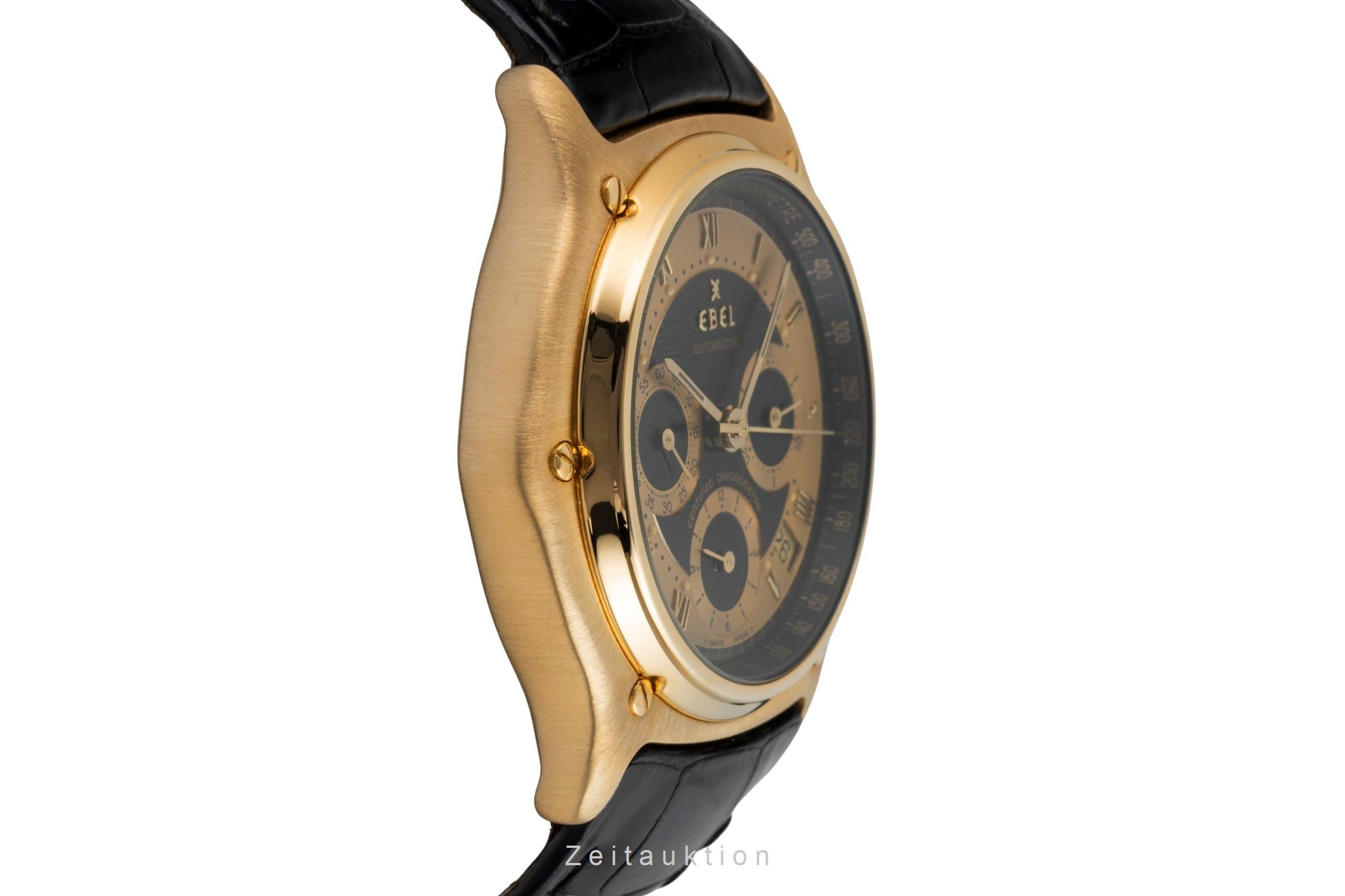 Ebel 1911 Le Modular Chronograph 18k (0,750) Gold Automatik Ref. 8137241 Box  [2600868]