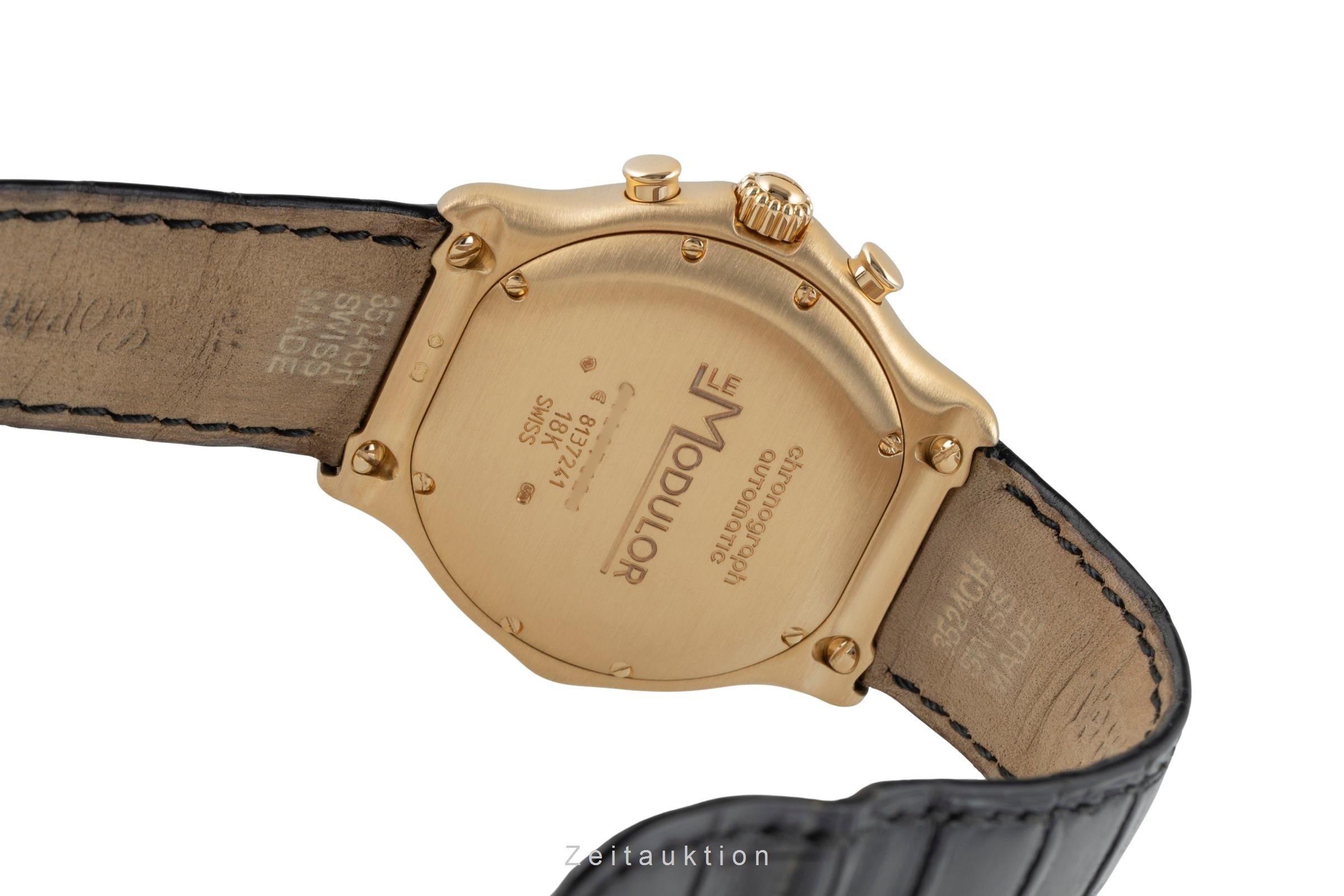 Ebel 1911 Le Modular Chronograph 18k (0,750) Gold Automatik Ref. 8137241 Box  [2600868]