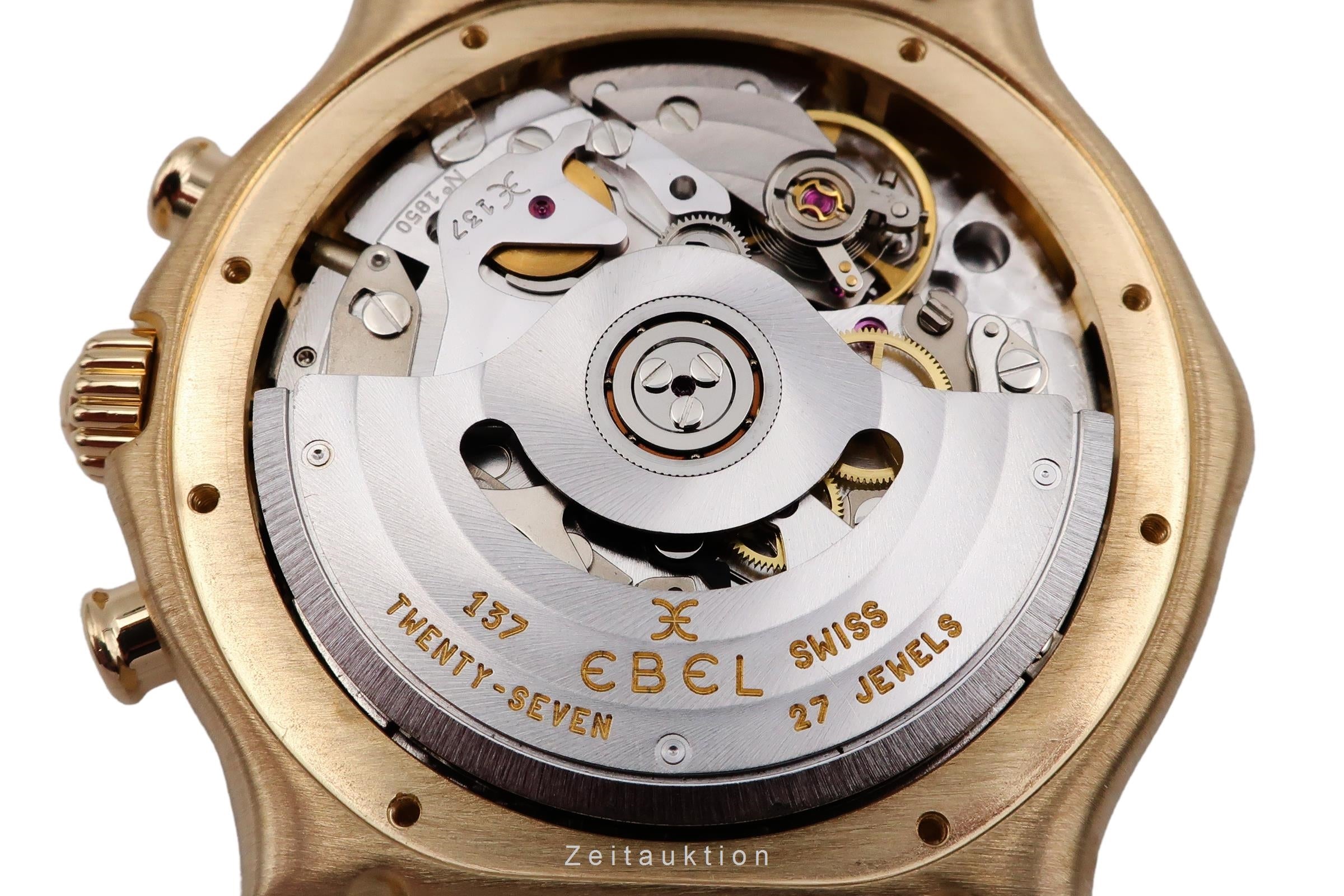 Ebel 1911 Le Modular Chronograph 18k (0,750) Gold Automatik Ref. 8137241 Box  [2600868]