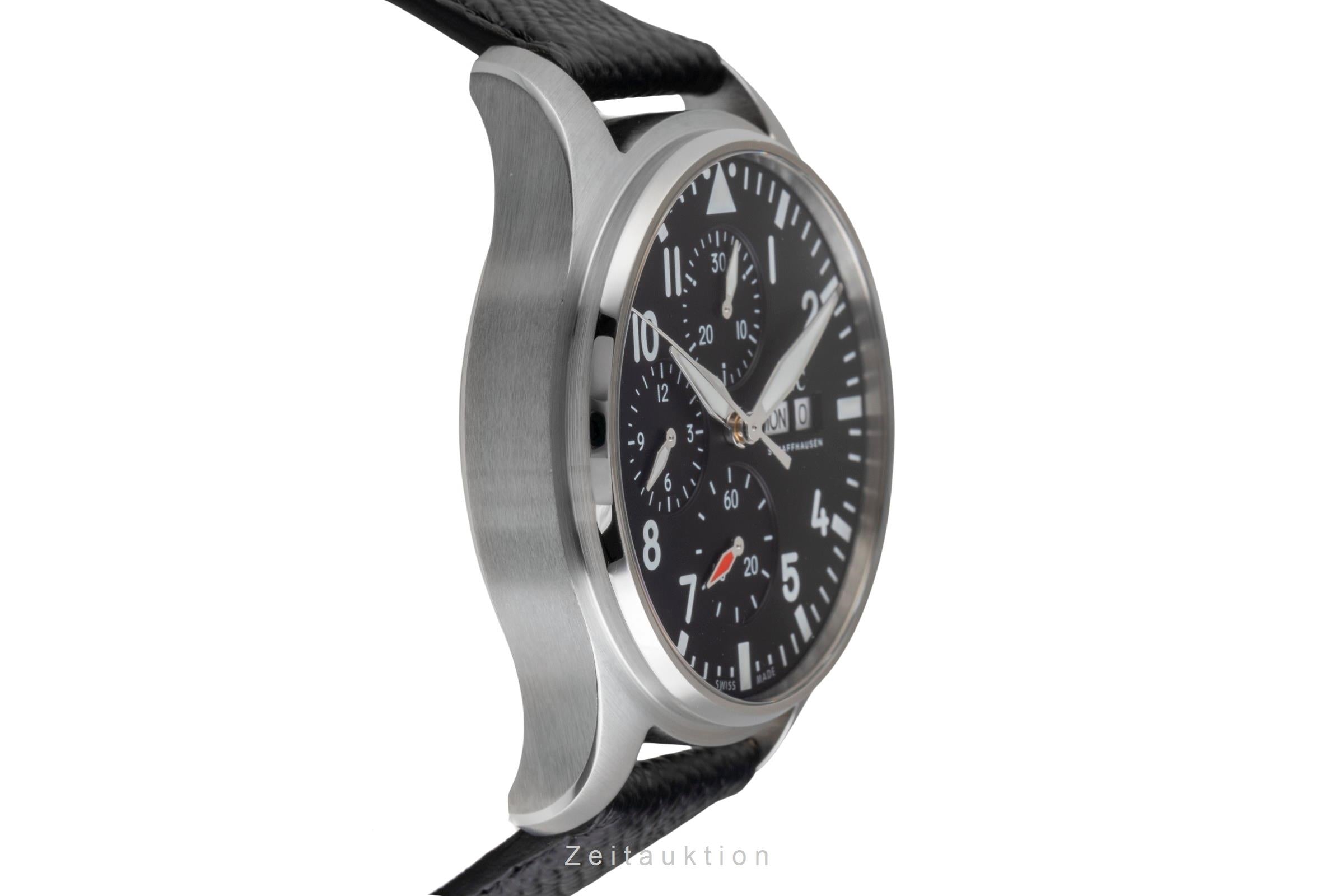 IWC Fliegerchronograph cronógrafo acero automático reloj para caballeros IW378001 LP: 7800EUR  [2600869]