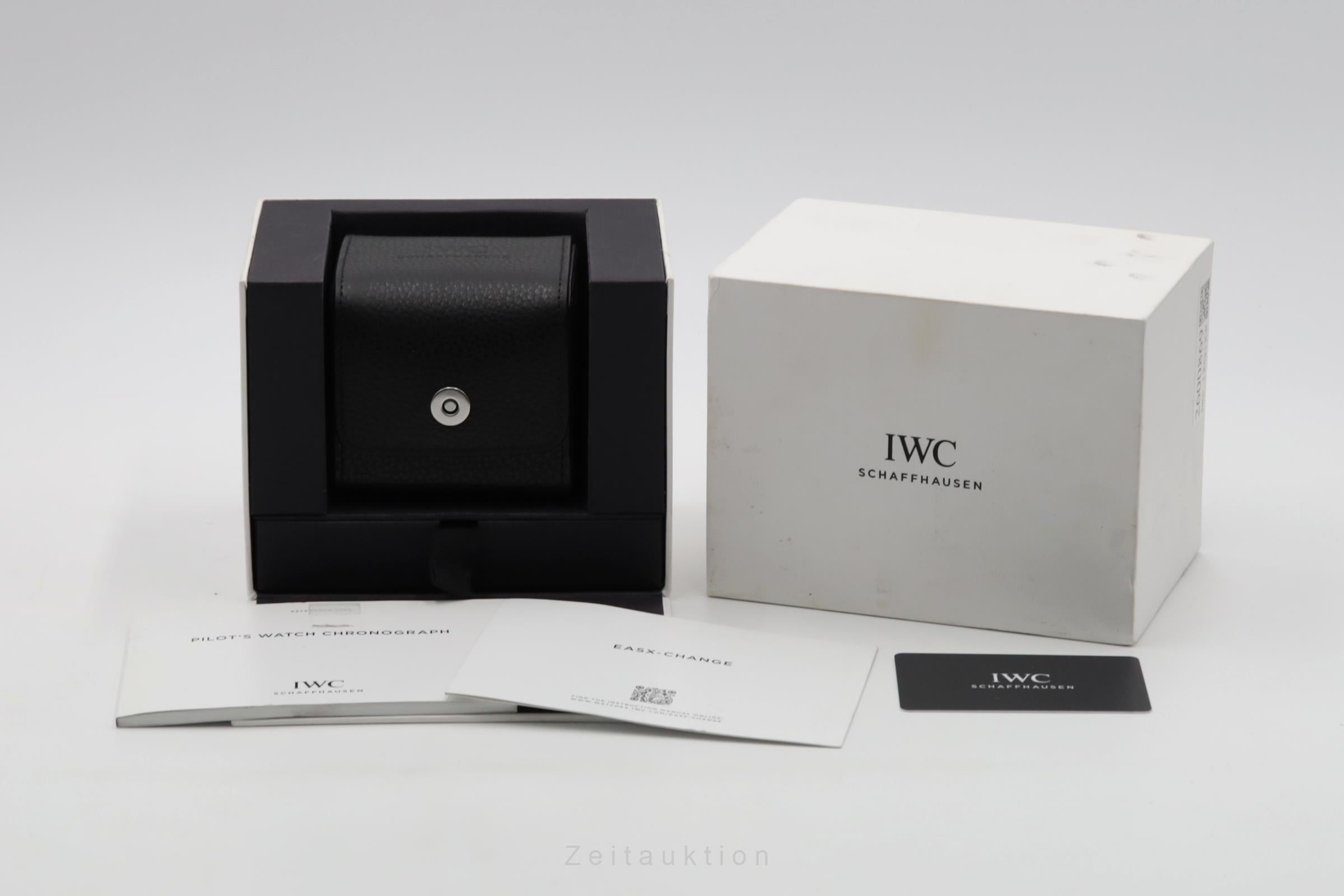 IWC Fliegerchronograph cronógrafo acero automático reloj para caballeros IW378001 LP: 7800EUR  [2600869]