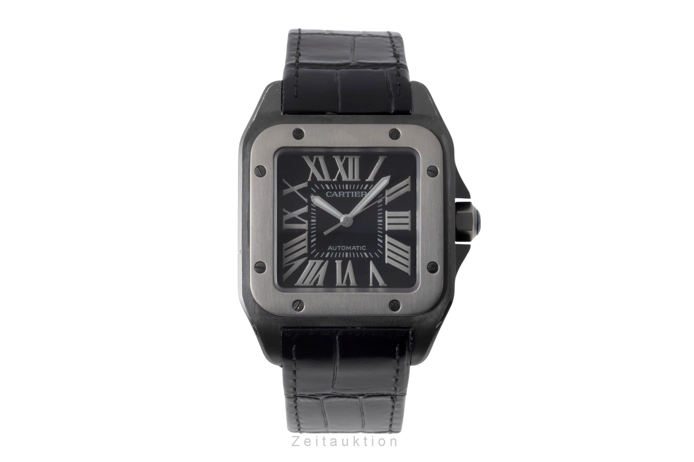 Cartier Santos 100 acier / titane automatique montre pour hommes W2020010  [2600871]