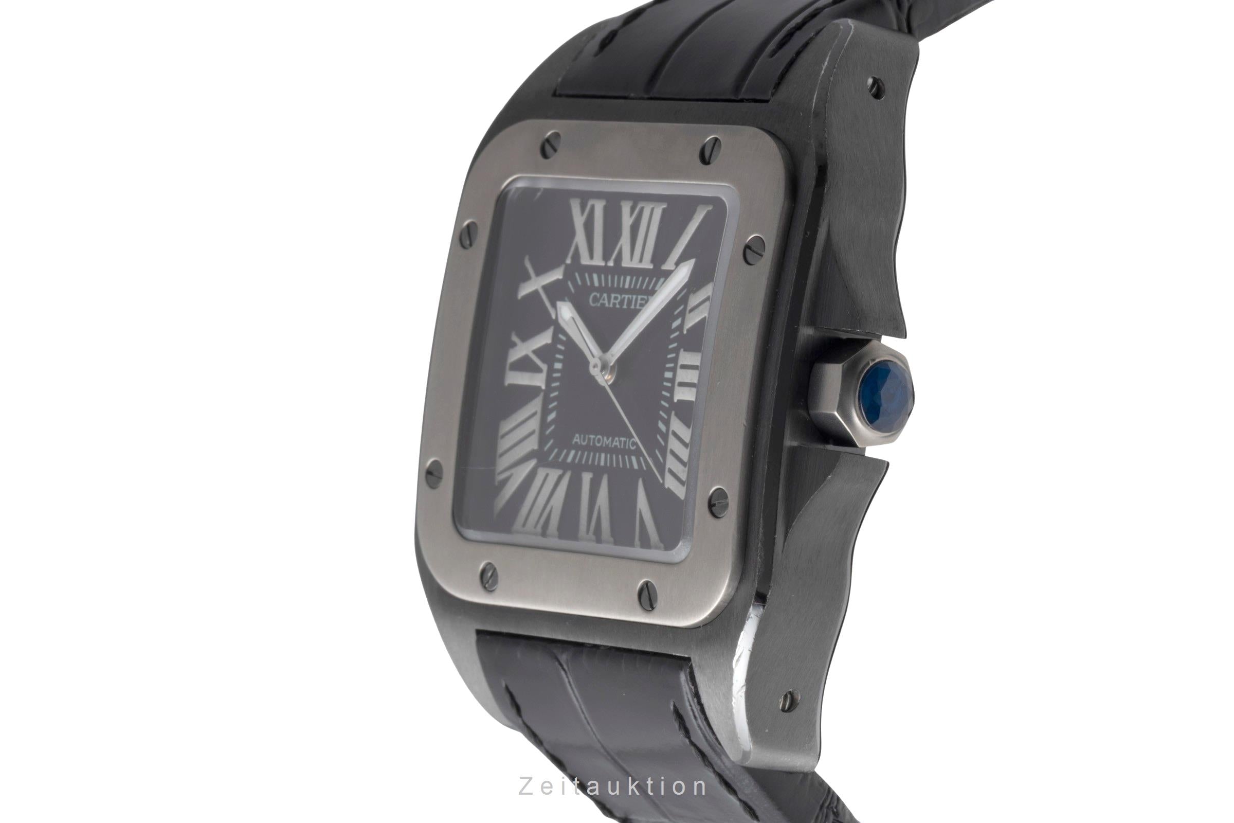 Cartier Santos 100 acier / titane automatique montre pour hommes W2020010  [2600871]