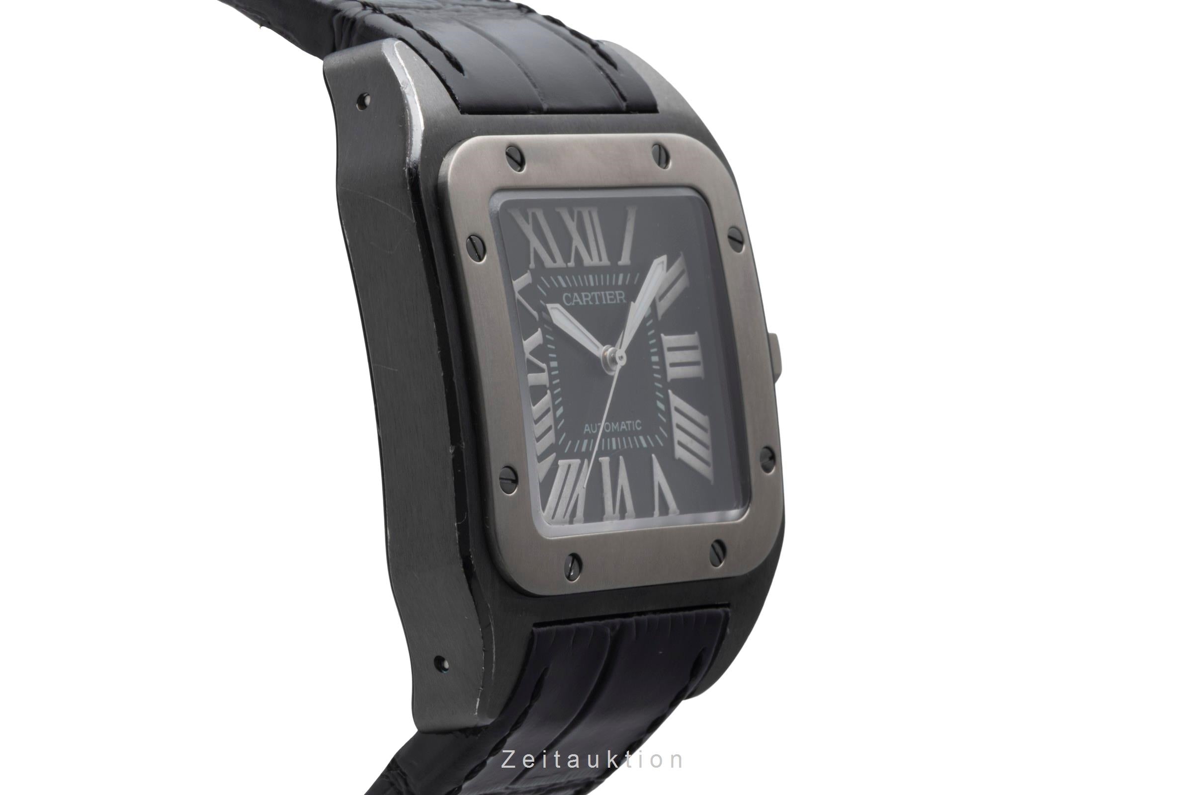 Cartier Santos 100 acier / titane automatique montre pour hommes W2020010  [2600871]