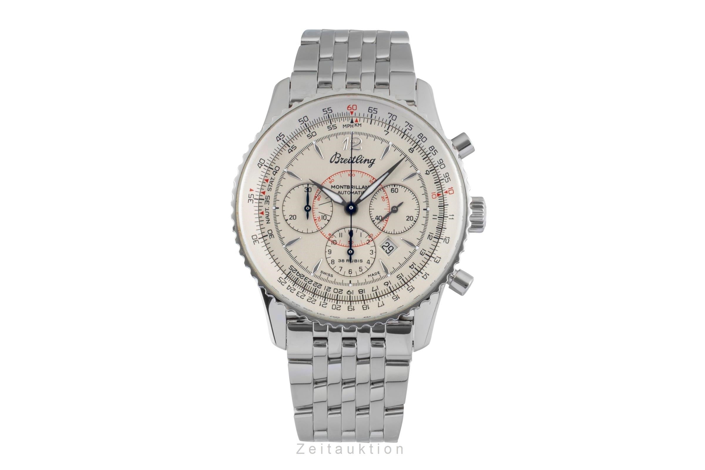 Breitling Montbrillant Chronograph Stahl Automatik Herrenuhr Ref. A41330  [2600872]