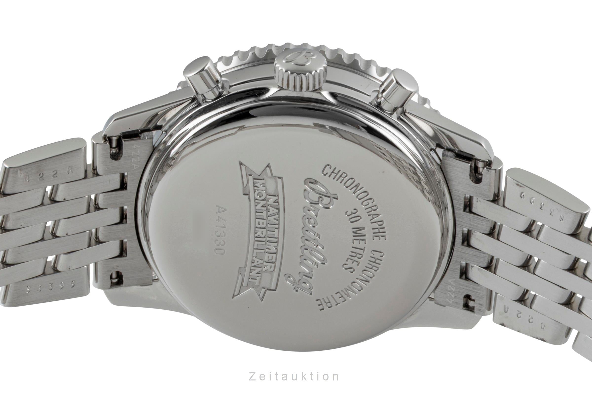 Breitling Montbrillant Chronograph Stahl Automatik Herrenuhr Ref. A41330  [2600872]