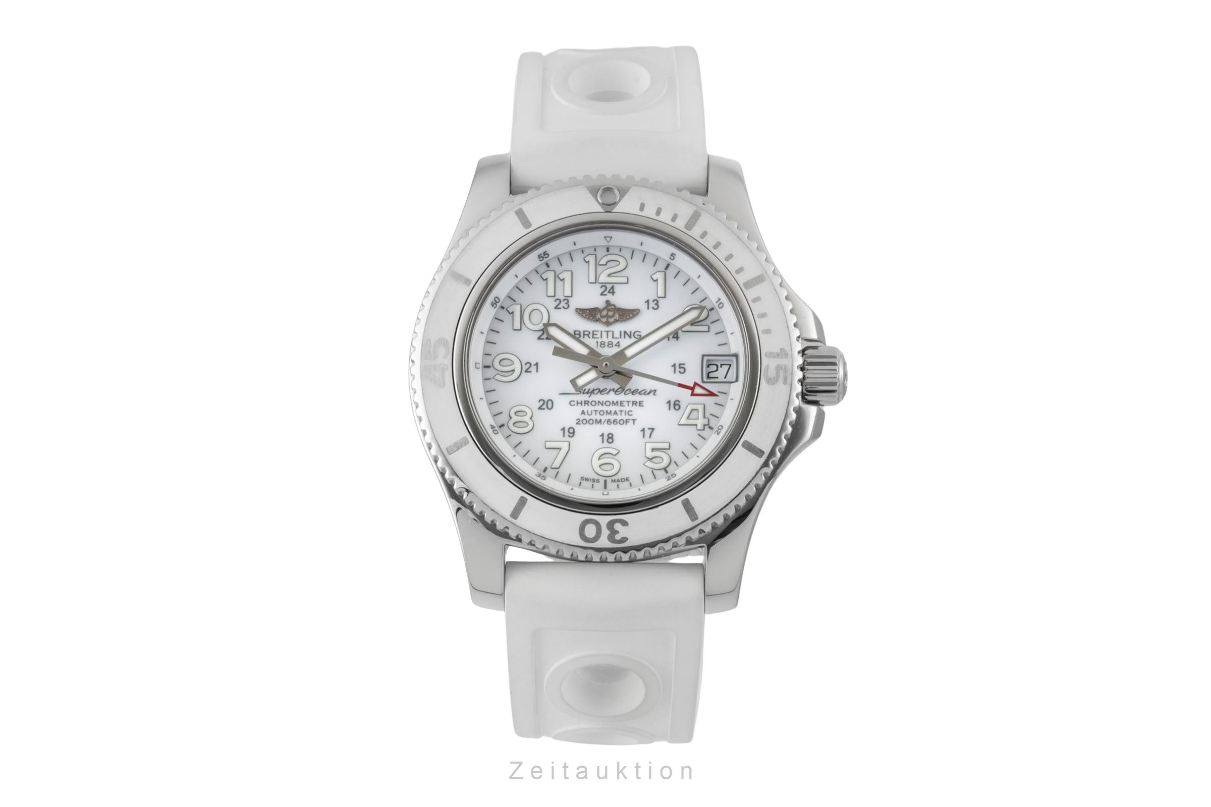 Breitling Superocean steel automatic women's watch A17312 LP: 3650EUR  [2600873]