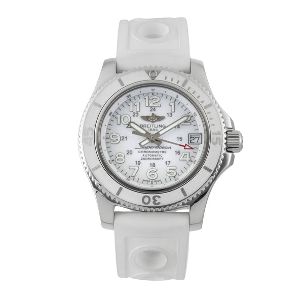 Breitling Superocean steel automatic women's watch A17312 LP: 3650EUR  [2600873]