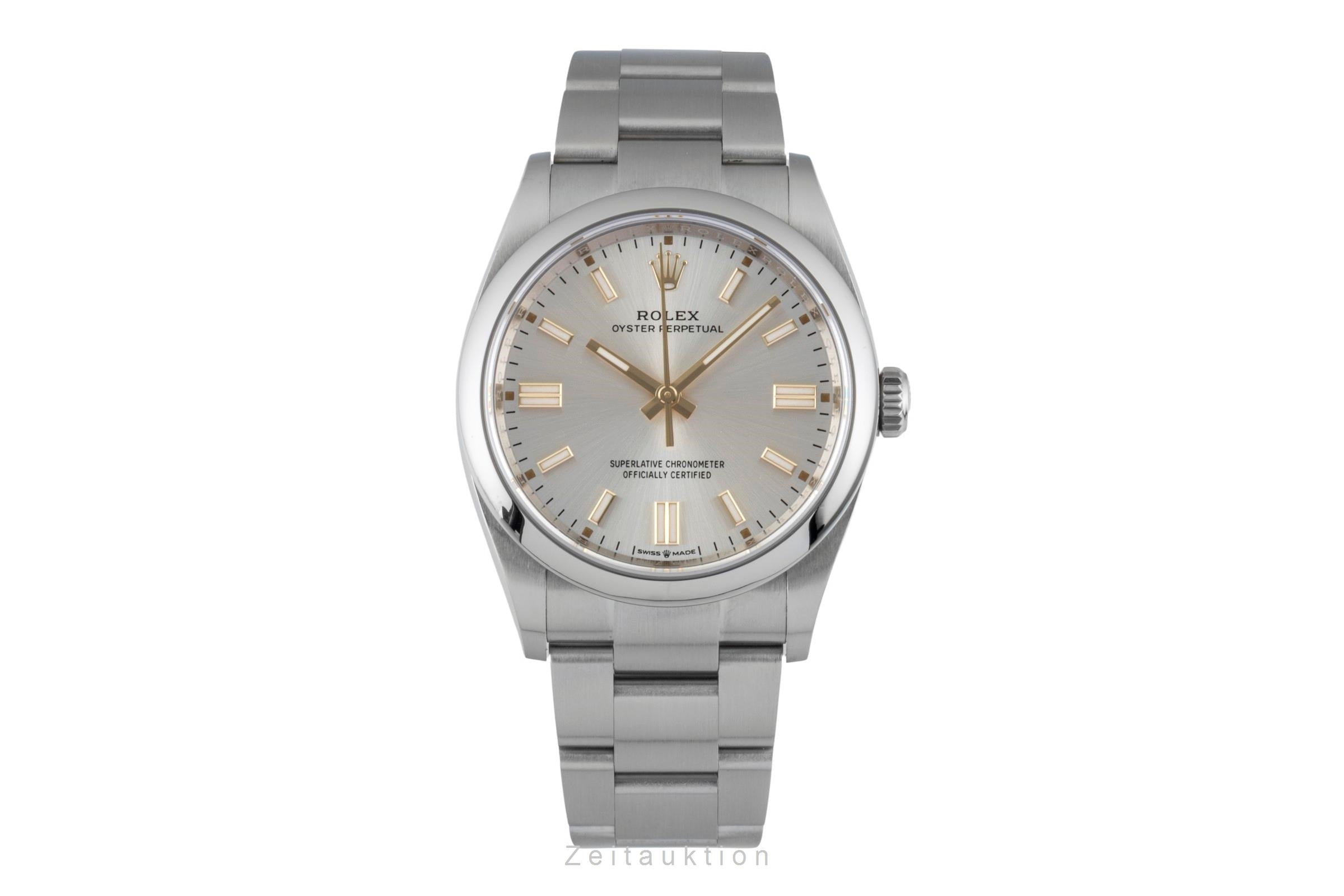 Rolex Oyster Perpetual acier automatique montre pour hommes 126000  [2600875]
