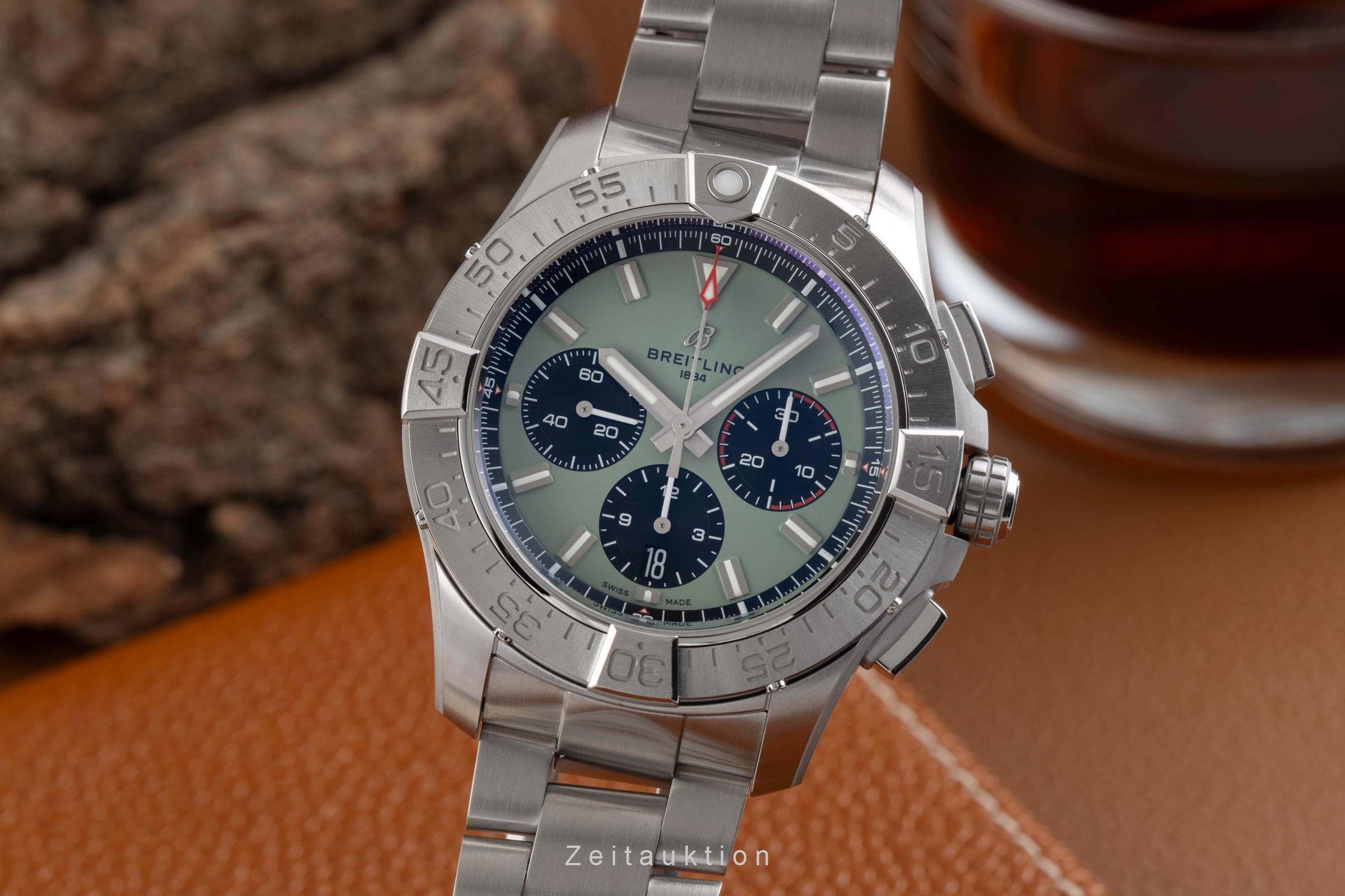 Breitling Avenger cronógrafo acero automático reloj para caballeros AB0147101L1X1 LP: 7200EUR  [2600876]