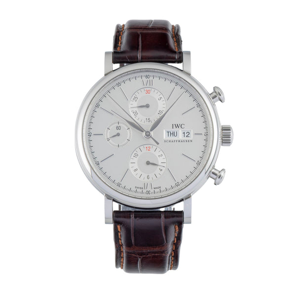 IWC Portofino cronografo acciaio automatismo orologio da uomo IW391027  [2600879]
