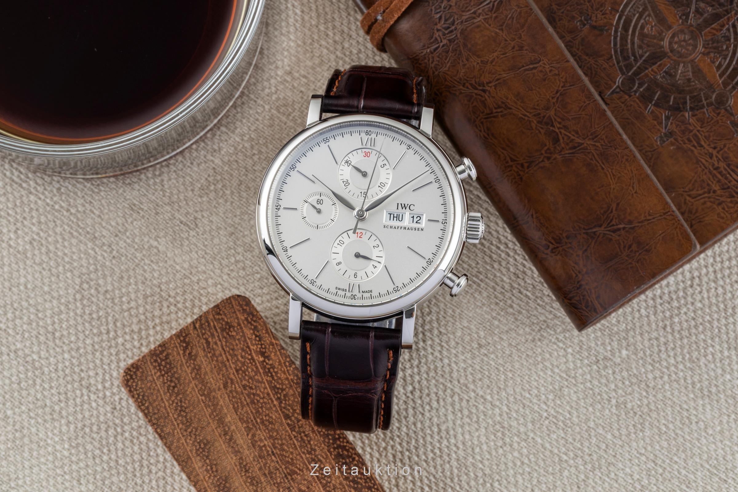 IWC Portofino cronografo acciaio automatismo orologio da uomo IW391027  [2600879]