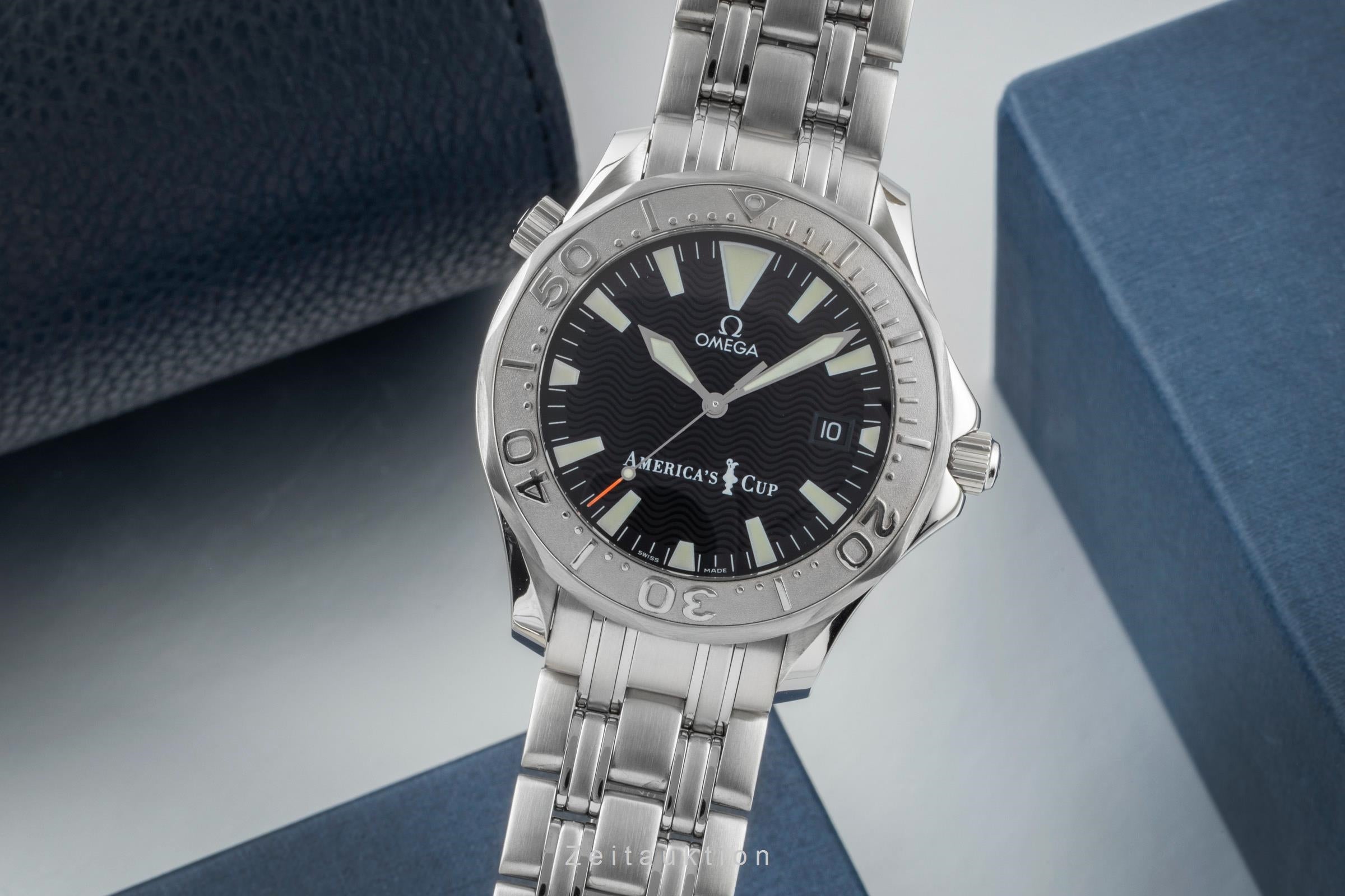 Omega Seamaster Diver Americas Cup Stahl / Weissgold Ref. 2533.50.00 LIMITED  [2600880]