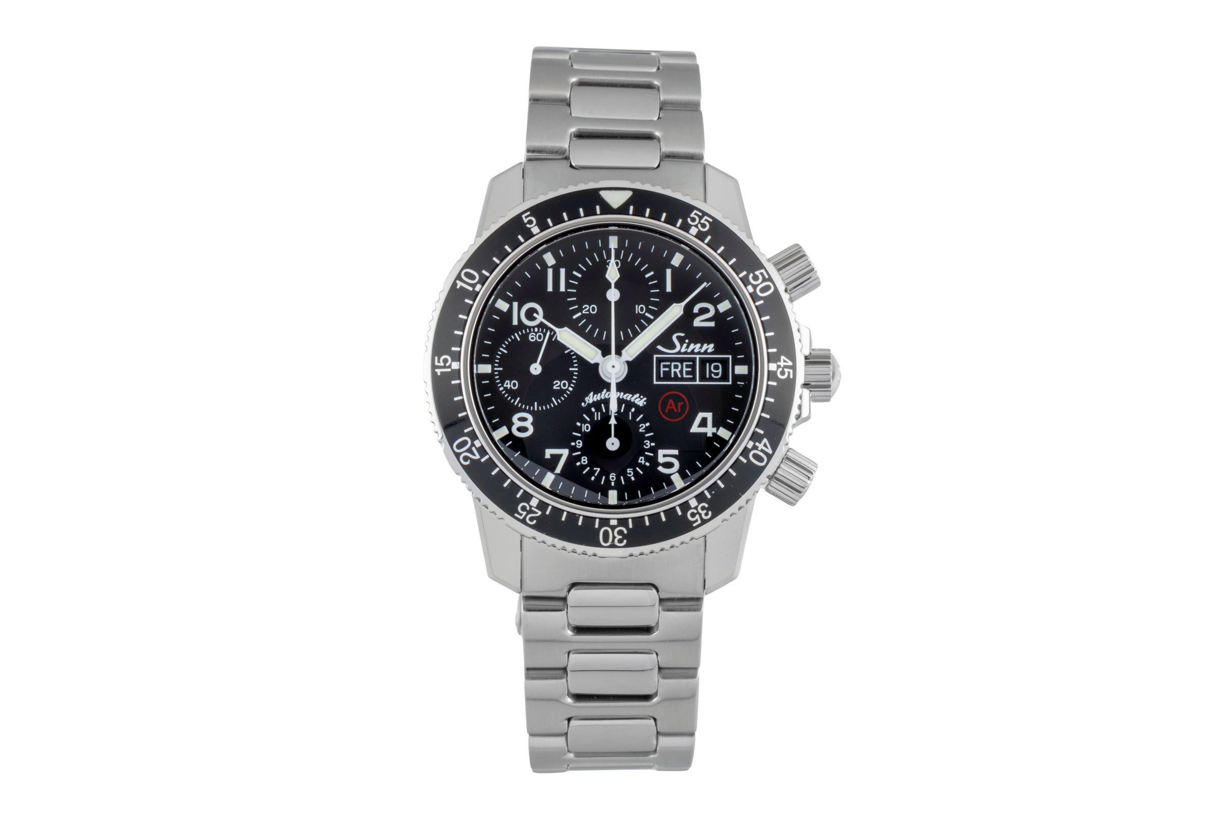 Sinn 103 ST chronograph steel automatic men's watch 103 St Sa Ar LP: 3000EUR  [2600883]