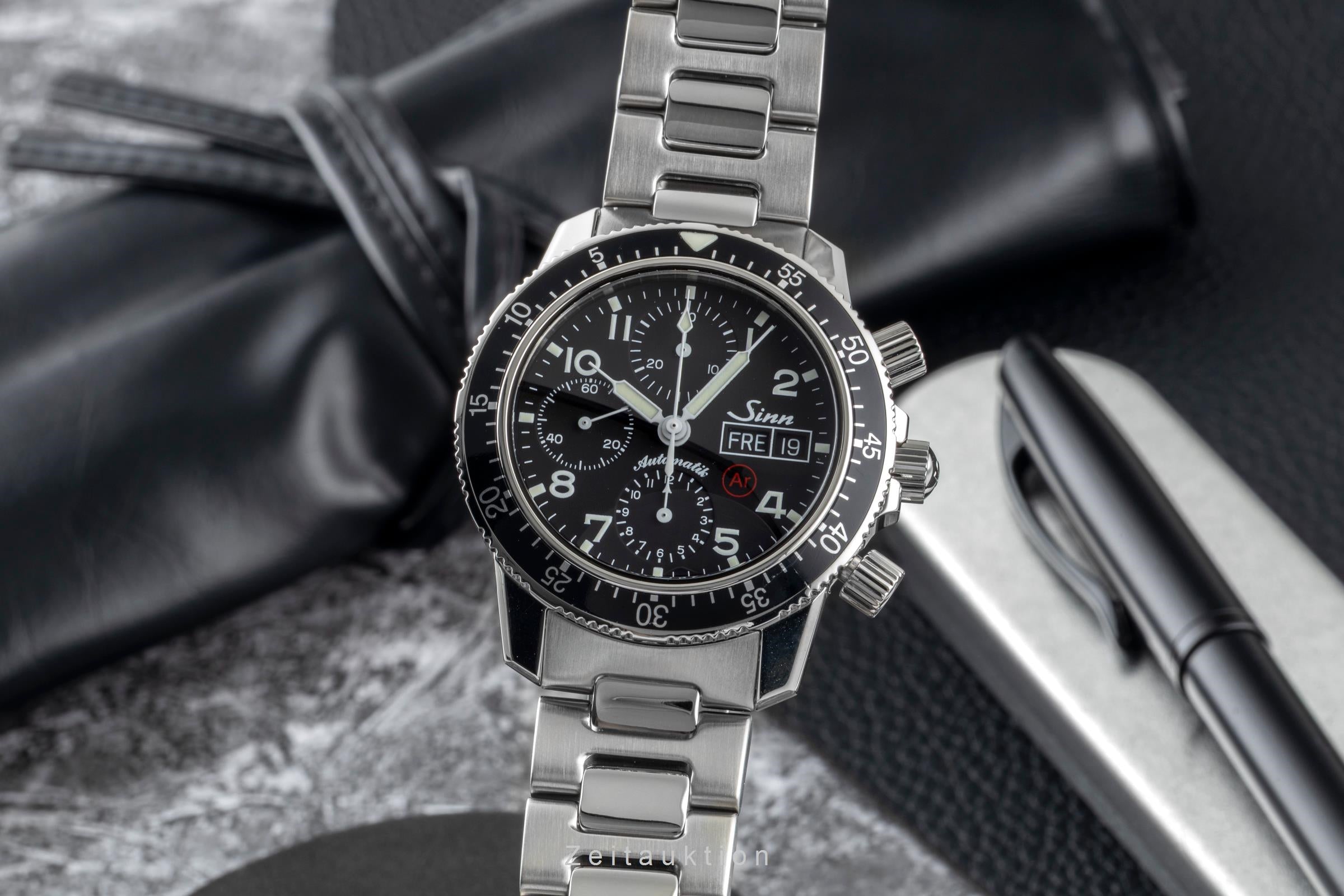 Sinn 103 ST chronograph steel automatic men's watch 103 St Sa Ar LP: 3000EUR  [2600883]