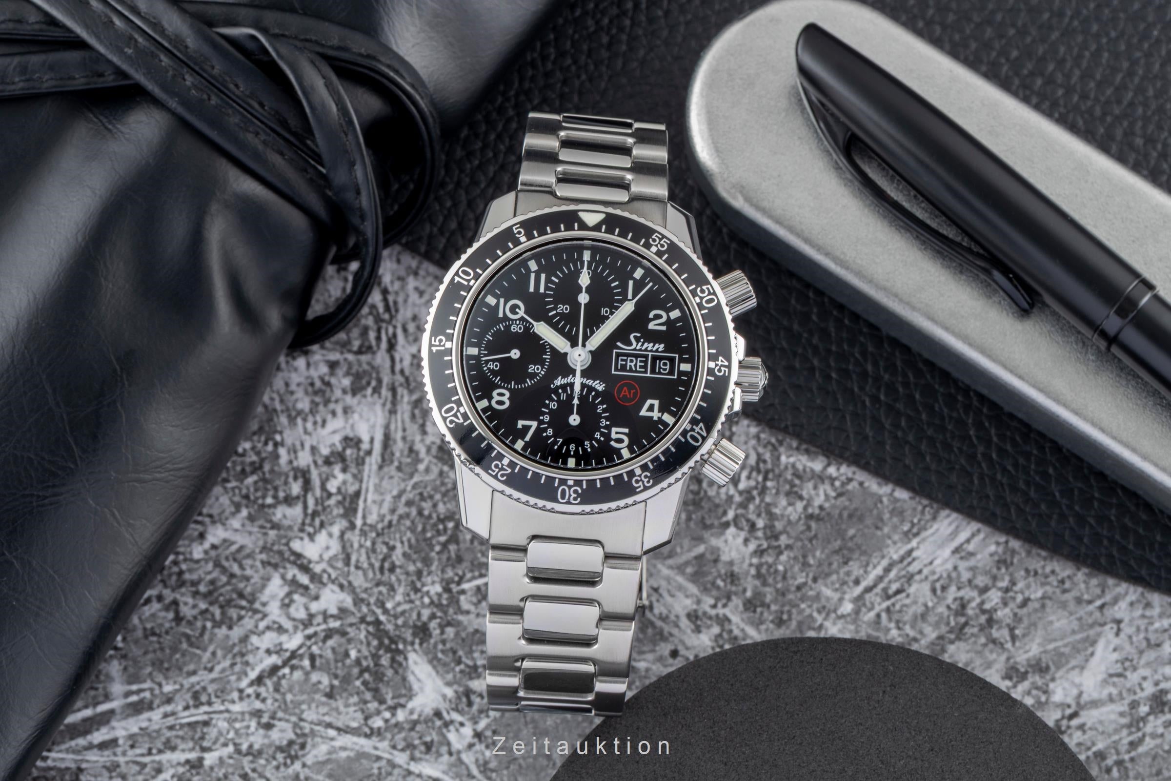 Sinn 103 ST chronograph steel automatic men's watch 103 St Sa Ar LP: 3000EUR  [2600883]