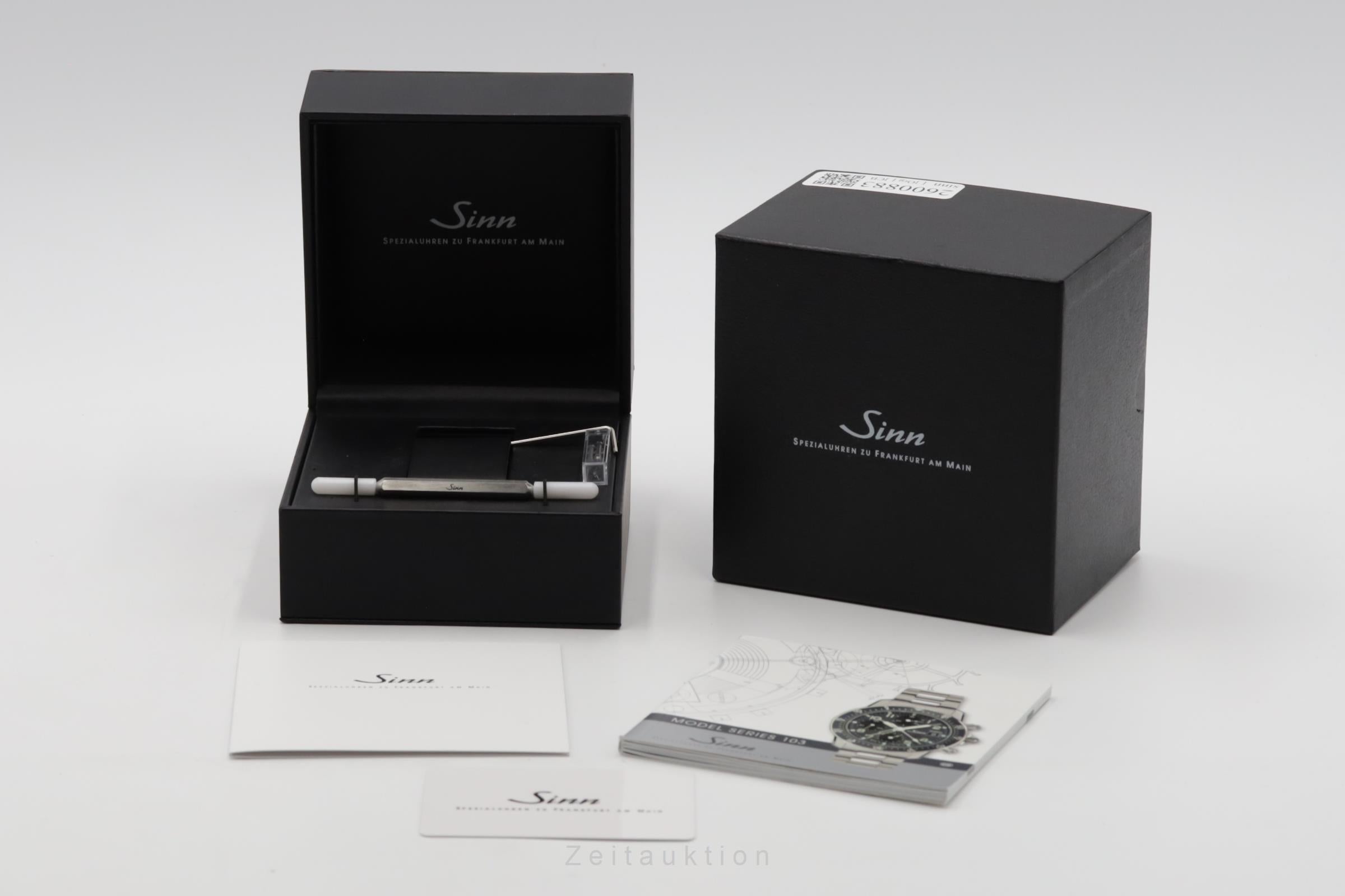 Sinn 103 ST chronograph steel automatic men's watch 103 St Sa Ar LP: 3000EUR  [2600883]