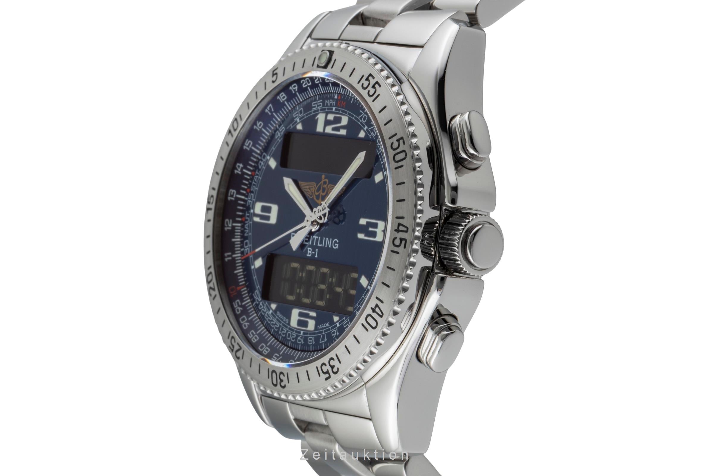 Breitling B1 chronograph steel quartz Kal. B68 Ref. A6836215/C511