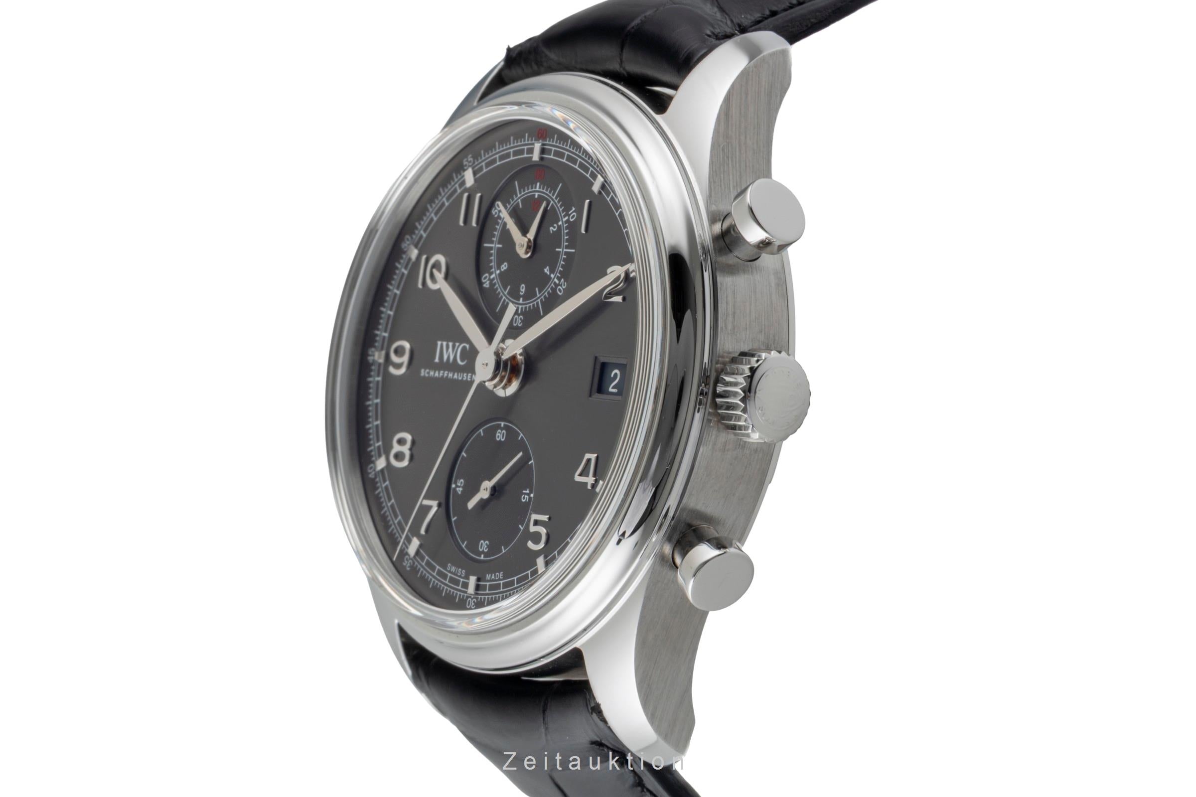 IWC Portugieser chronographe acier automatique montre pour hommes IW390404  [2600886]