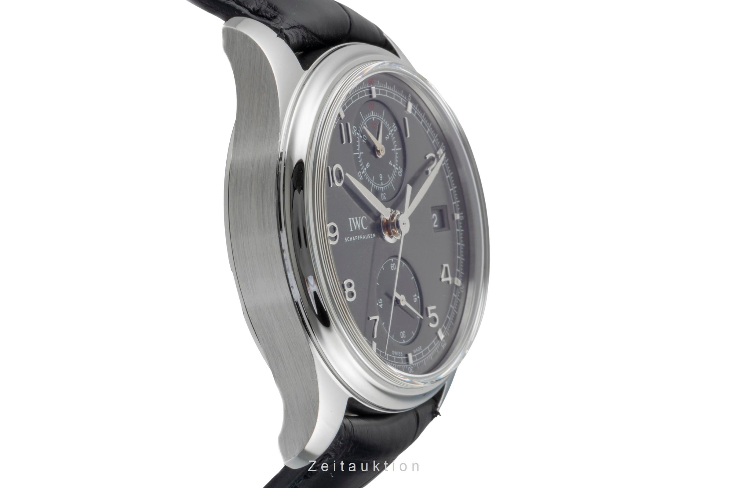 IWC Portugieser chronographe acier automatique montre pour hommes IW390404  [2600886]