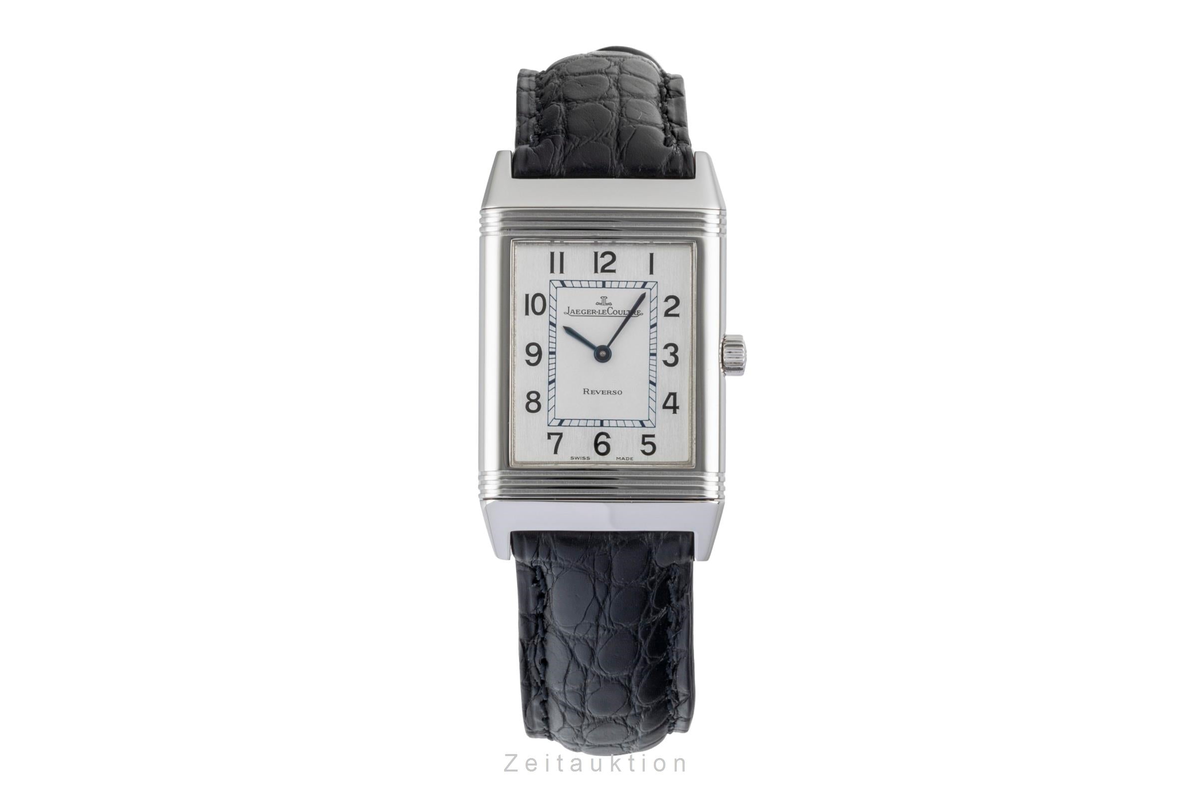 Jaeger LeCoultre Reverso Handaufzug Edelstahl Ref. Q2508410 252.8.86 B&P 2008 [2600887]