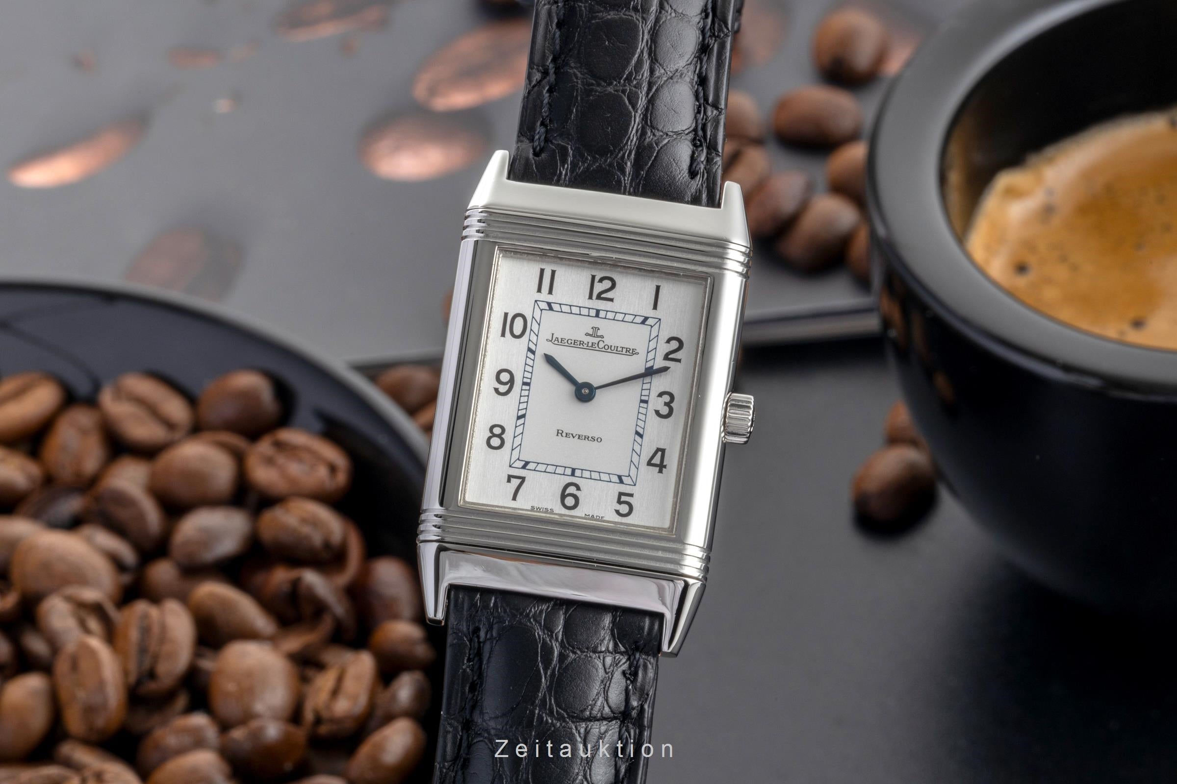 Jaeger LeCoultre Reverso Handaufzug Edelstahl Ref. Q2508410 252.8.86 B&P 2008 [2600887]