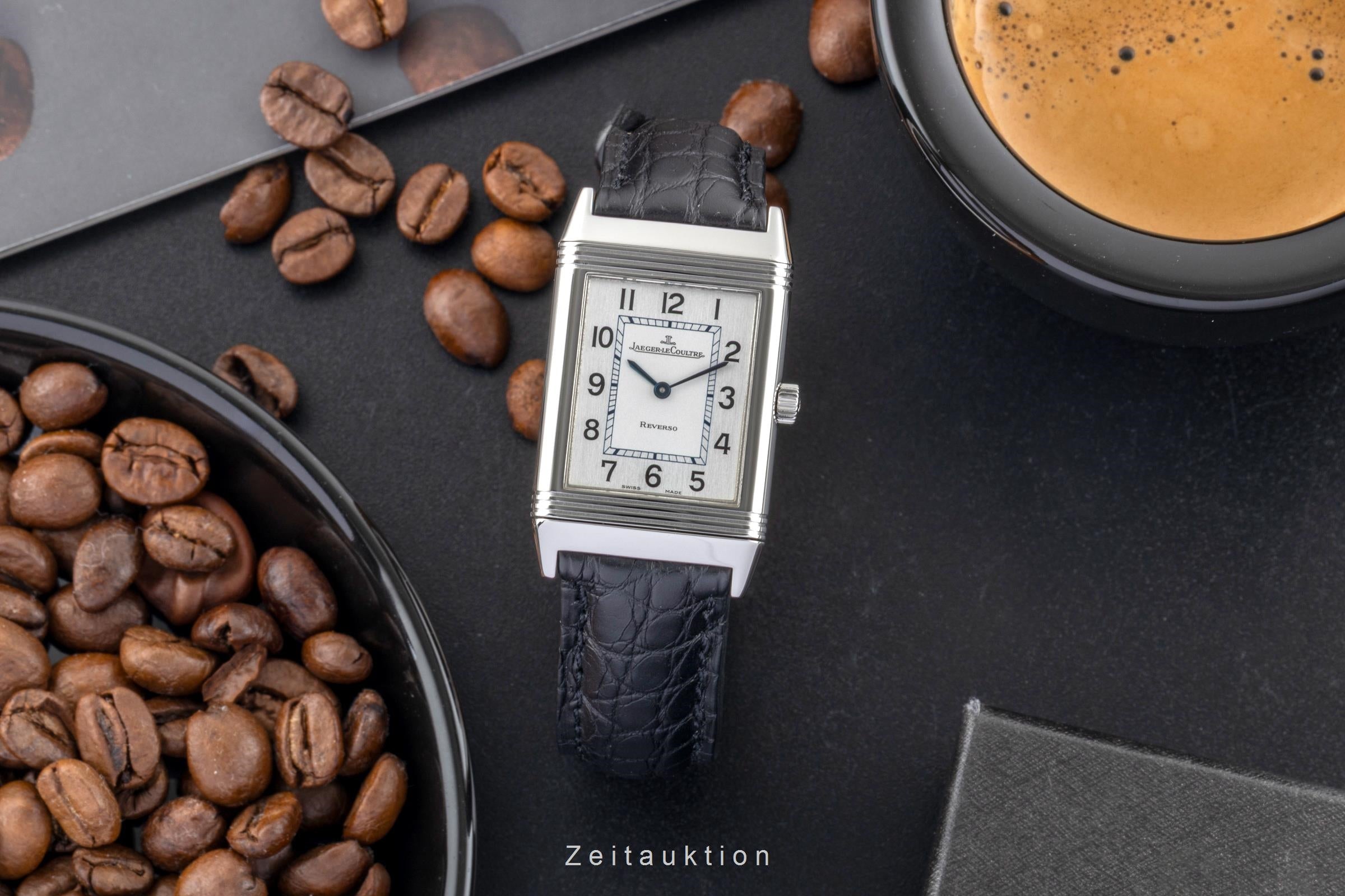Jaeger LeCoultre Reverso Handaufzug Edelstahl Ref. Q2508410 252.8.86 B&P 2008 [2600887]