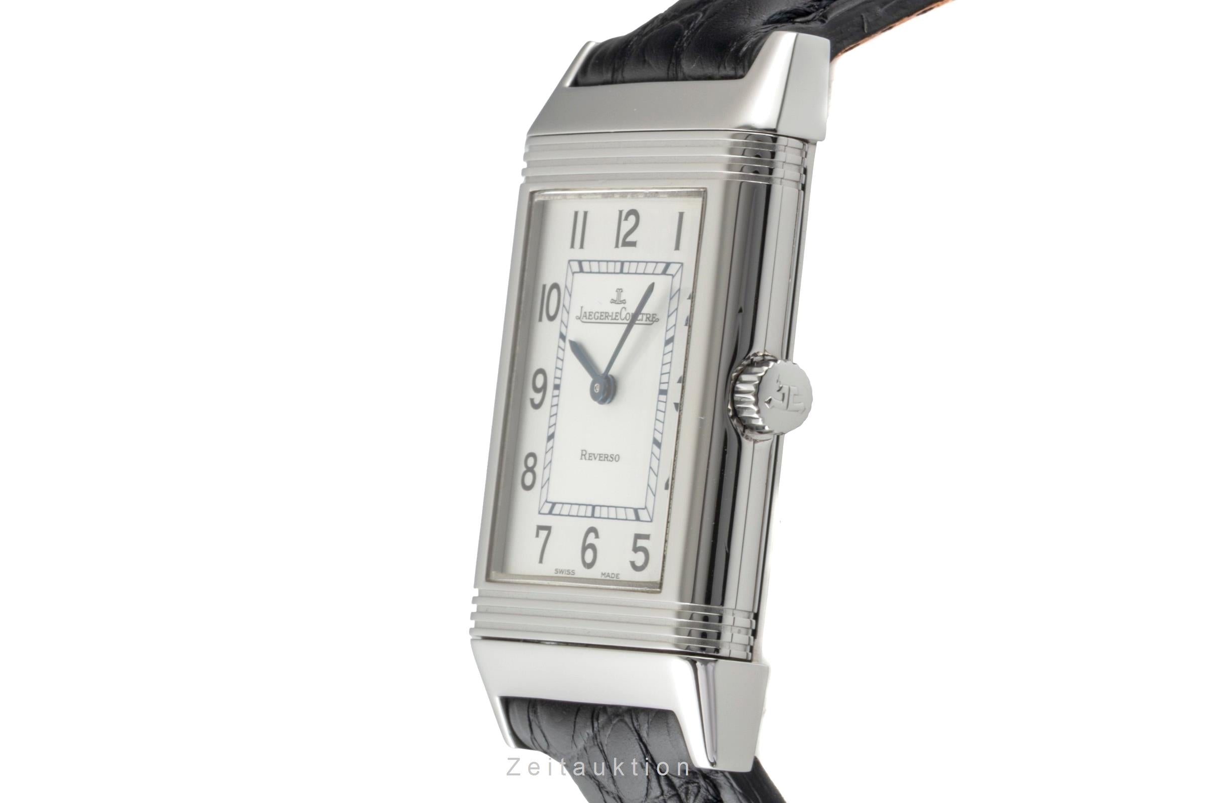 Jaeger LeCoultre Reverso Handaufzug Edelstahl Ref. Q2508410 252.8.86 B&P 2008 [2600887]