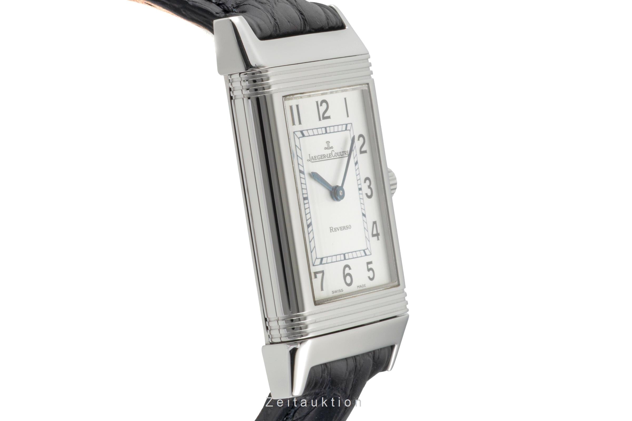 Jaeger LeCoultre Reverso Handaufzug Edelstahl Ref. Q2508410 252.8.86 B&P 2008 [2600887]