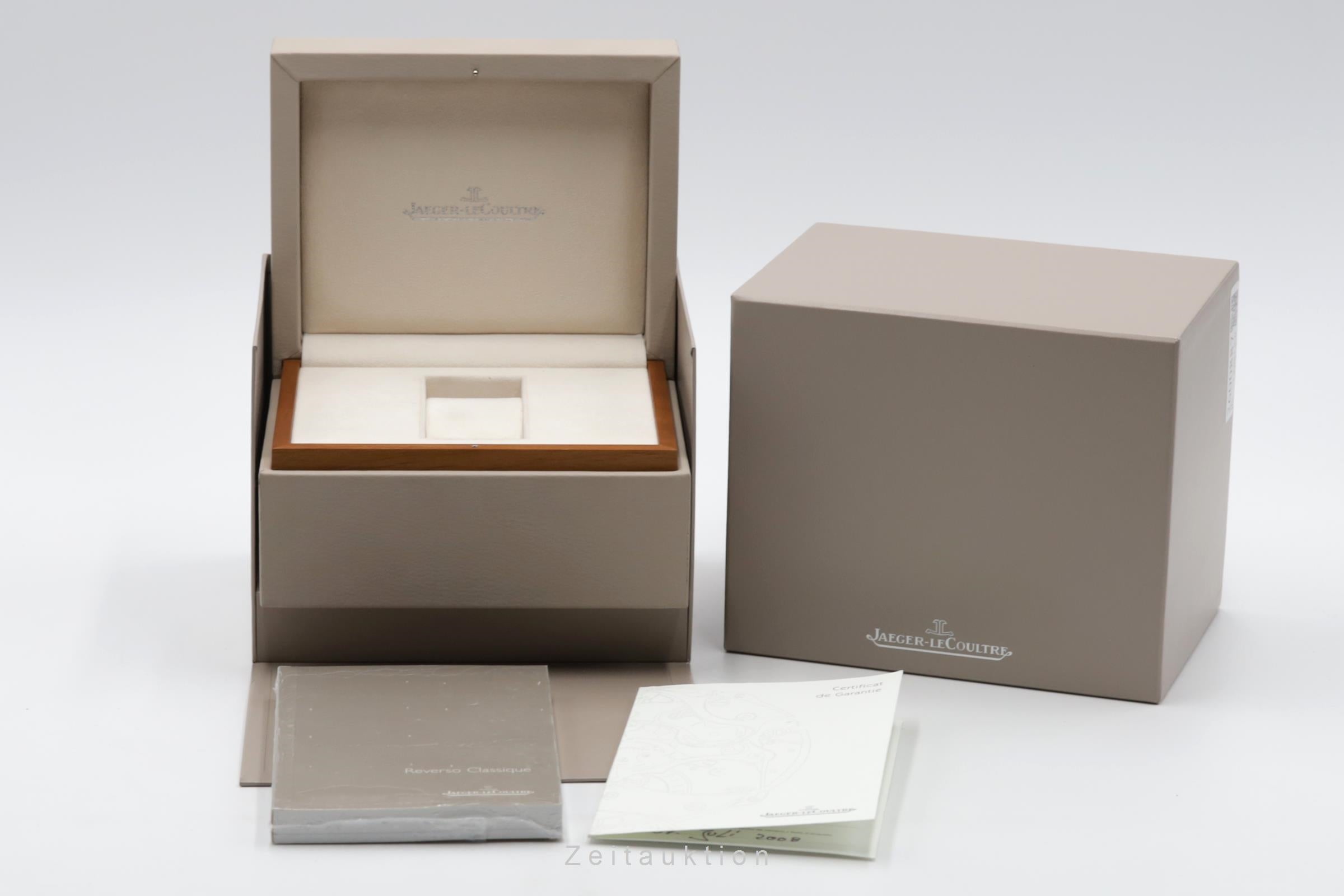 Jaeger LeCoultre Reverso Handaufzug Edelstahl Ref. Q2508410 252.8.86 B&P 2008 [2600887]