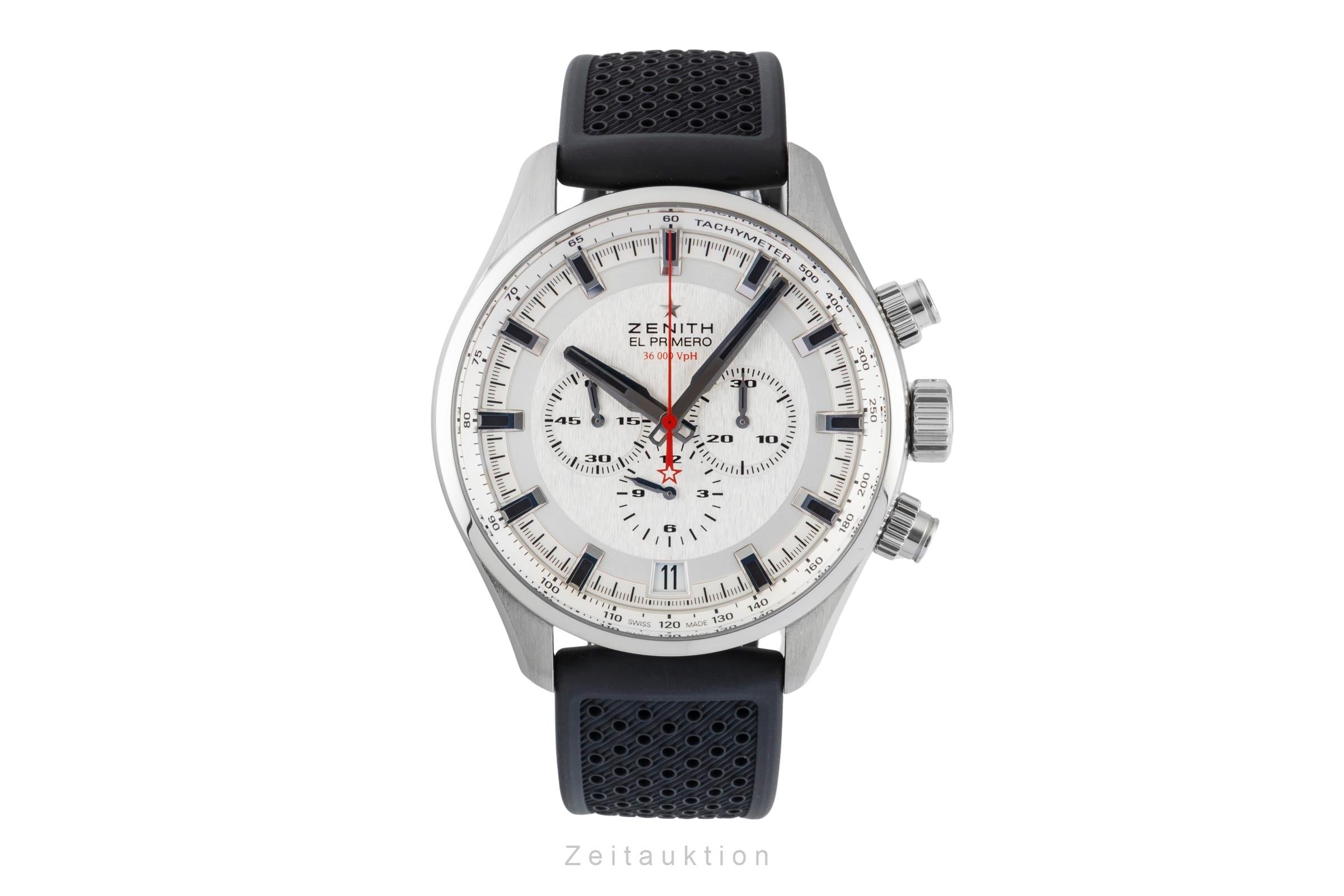 Zenith El Primero chronographe acier automatique montre pour hommes 03.2280.400/01.C713  [2600888]