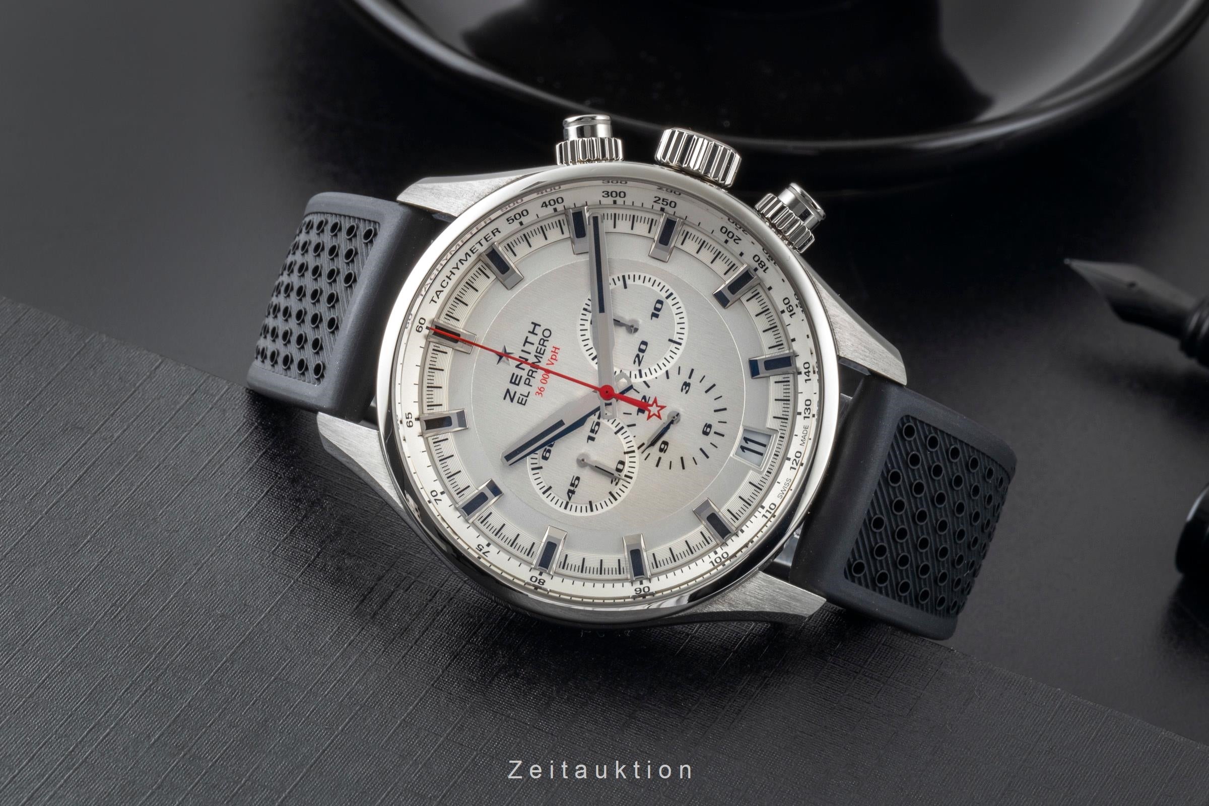 Zenith El Primero chronographe acier automatique montre pour hommes 03.2280.400/01.C713  [2600888]