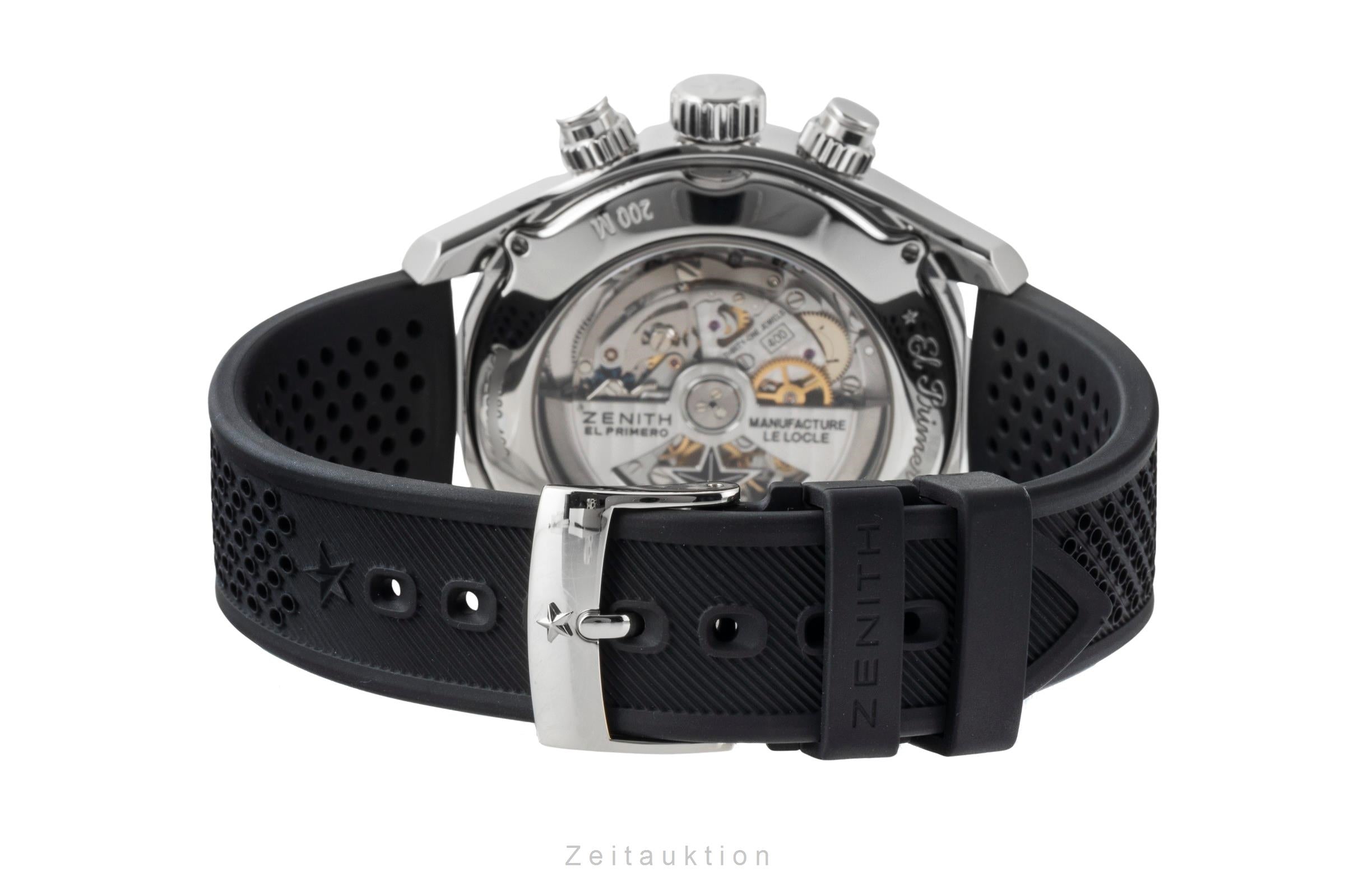 Zenith El Primero chronographe acier automatique montre pour hommes 03.2280.400/01.C713  [2600888]