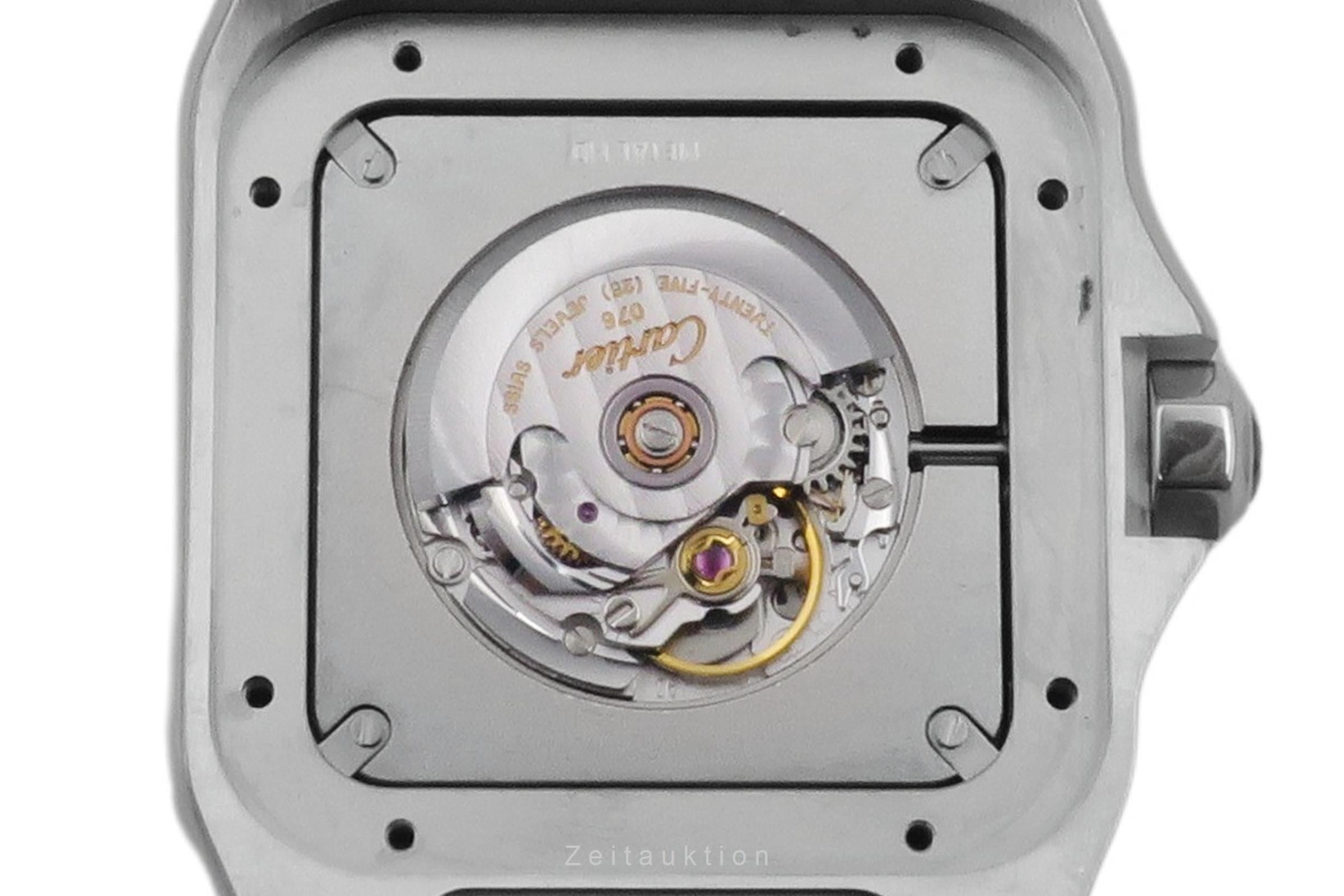 Cartier Santos 100 steel automatic men's watch W20106X8  [2600889]