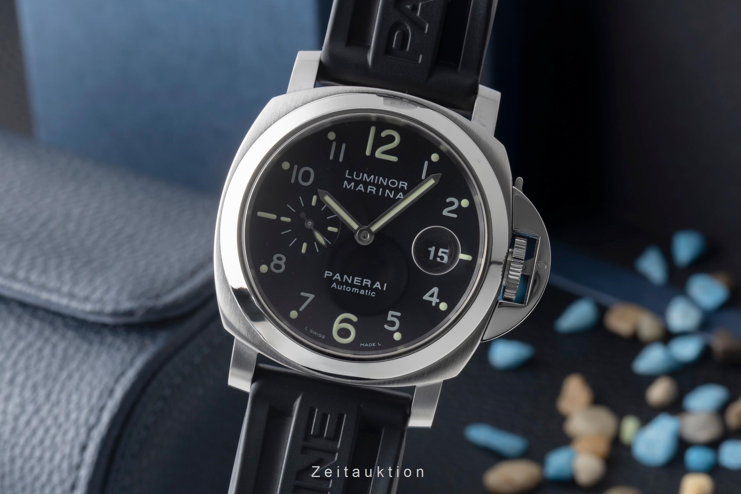 Panerai Luminor Marina Edelstahl Automatik Herrenuhr Ref. PAM00164 VP: 8900 € [2600893]