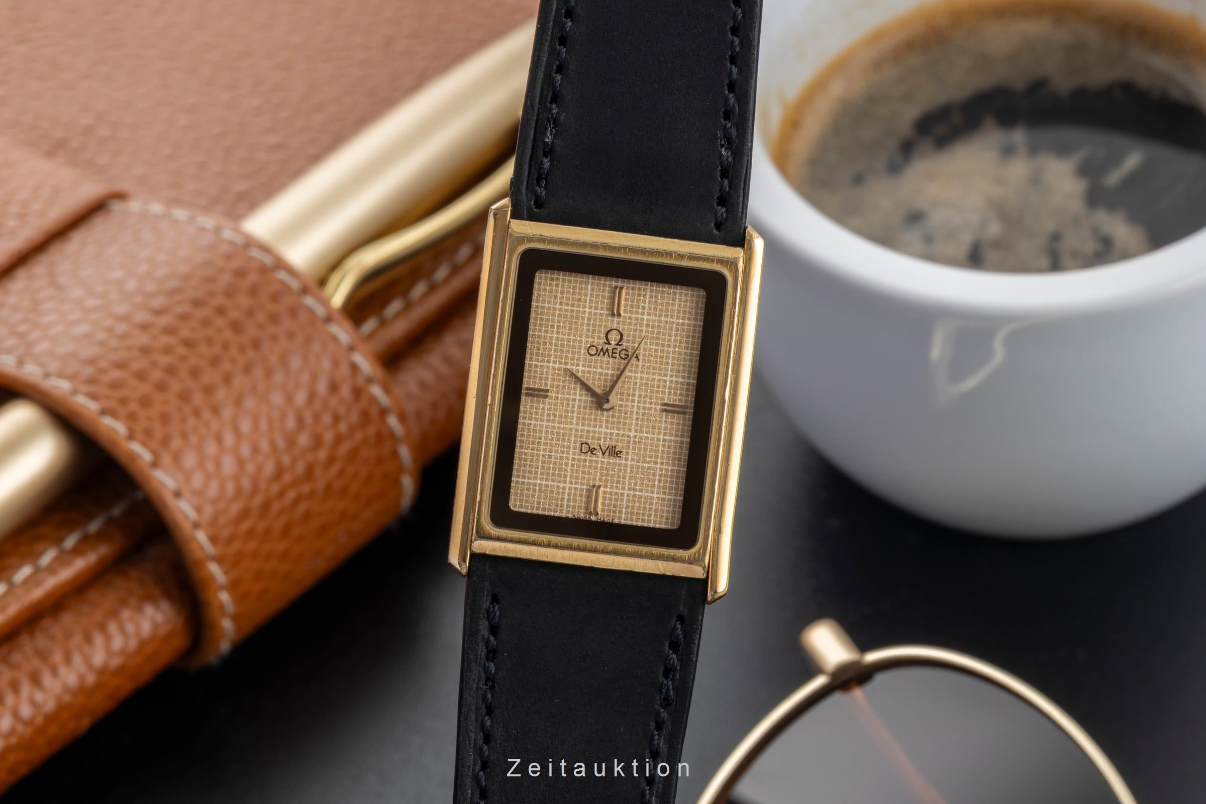 Omega De Ville gilt / steel quartz Kal. 1387 Ref. 191.0186 VINTAGE