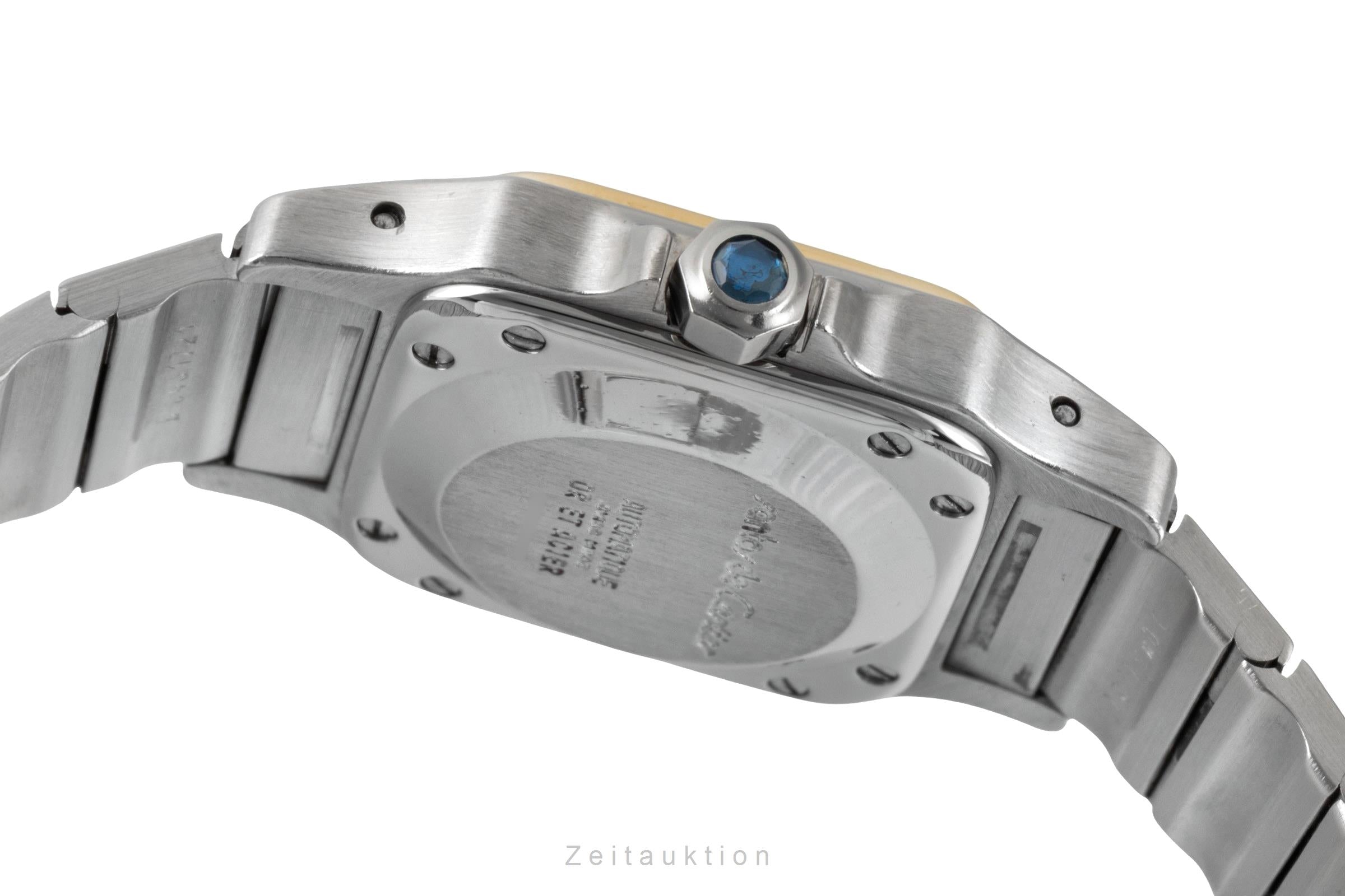 Cartier Santos steel / gold automatic women's watch 0902  [2600896]