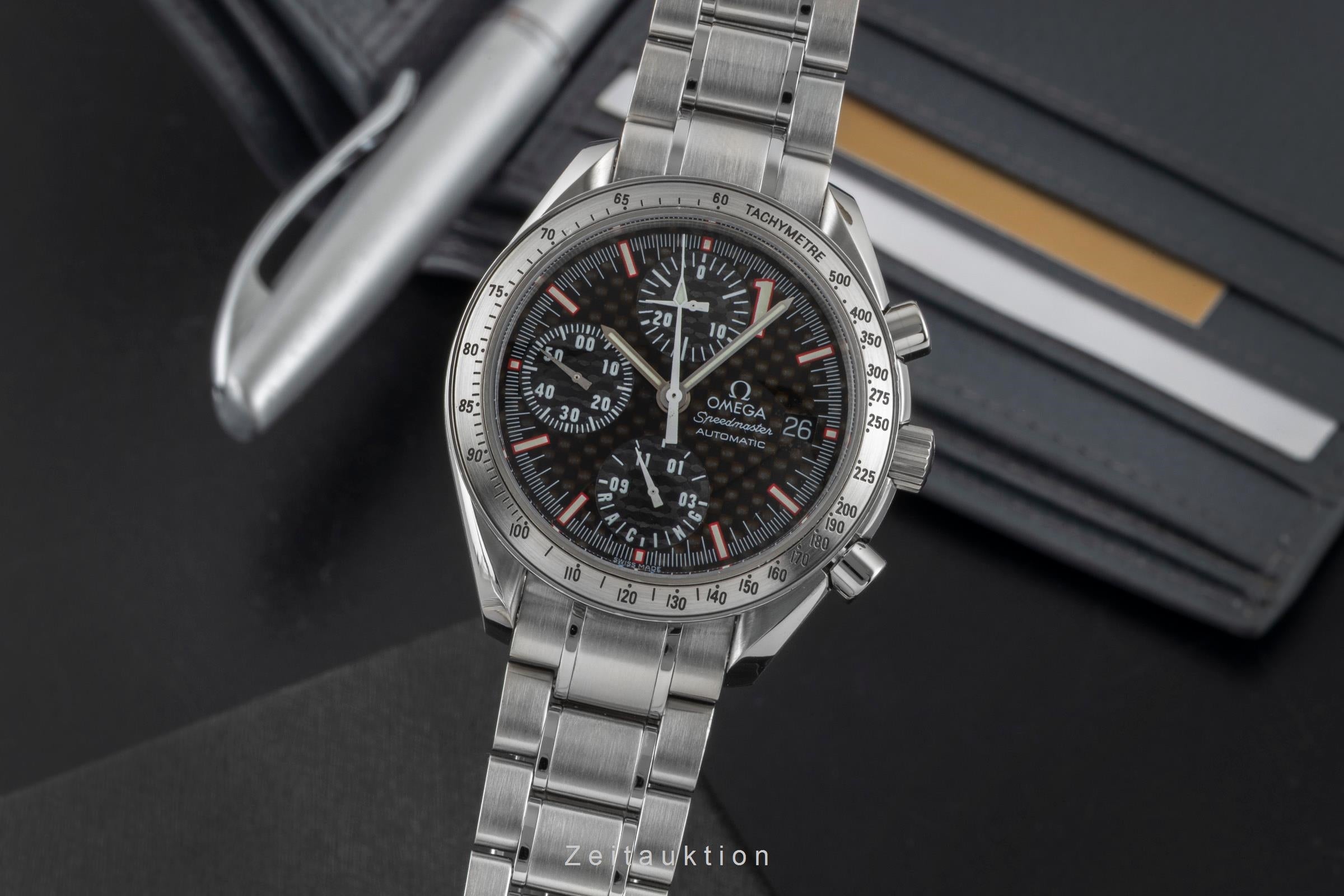 Omega Speedmaster Date chronograph steel automatic Kal. 1152 Ref