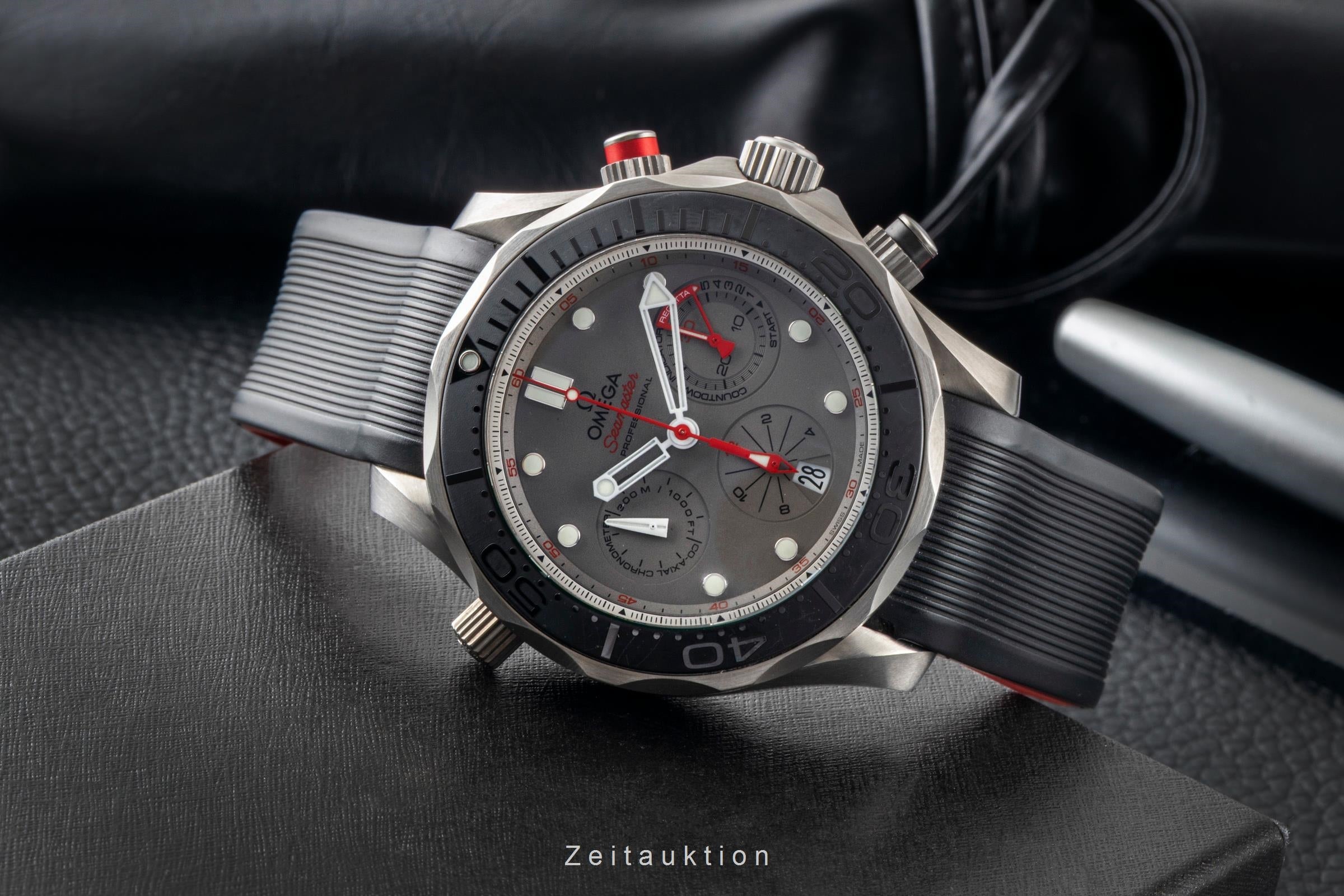 Omega Seamaster Chronograph Titan ETNZ Ref. 212.92.44.50.99.001 Box & Papiere [2600904]
