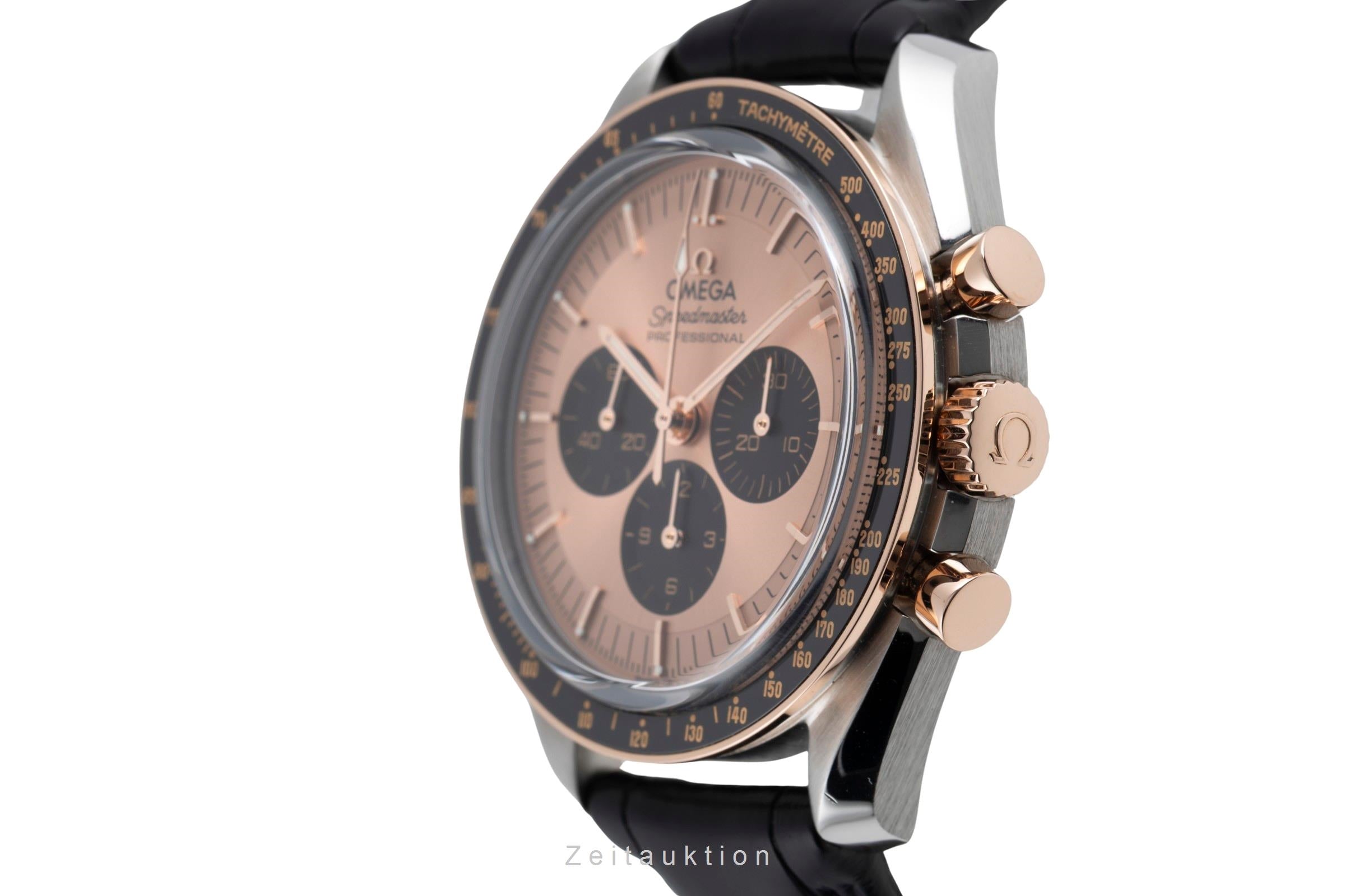 Omega Speedmaster Moonwatch chronographe acier / or  à remontage manuel montre pour hommes 310.23.42.50.99.001 LP: 12300EUR  [2600906]