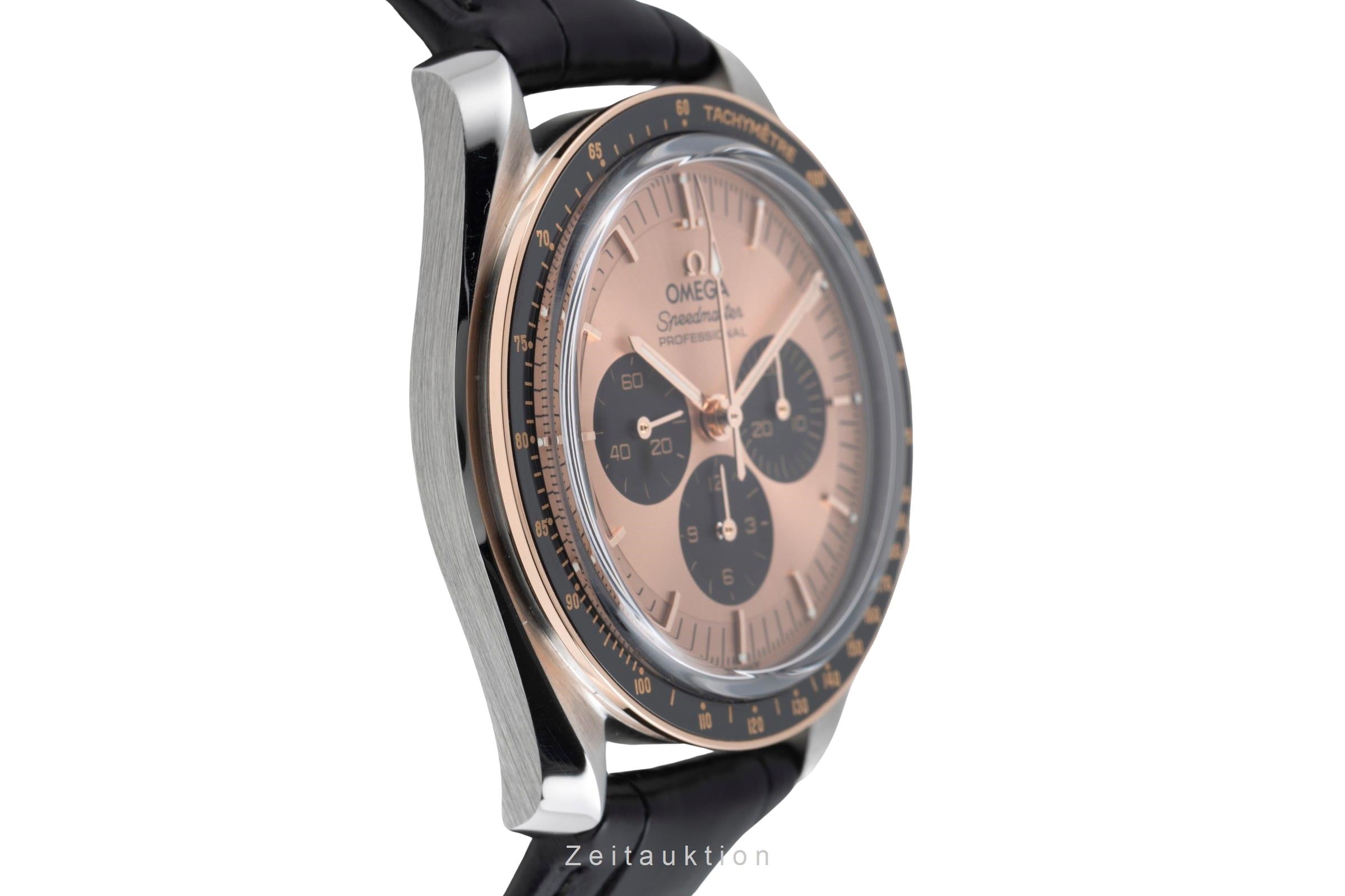 Omega Speedmaster Moonwatch chronographe acier / or  à remontage manuel montre pour hommes 310.23.42.50.99.001 LP: 12300EUR  [2600906]