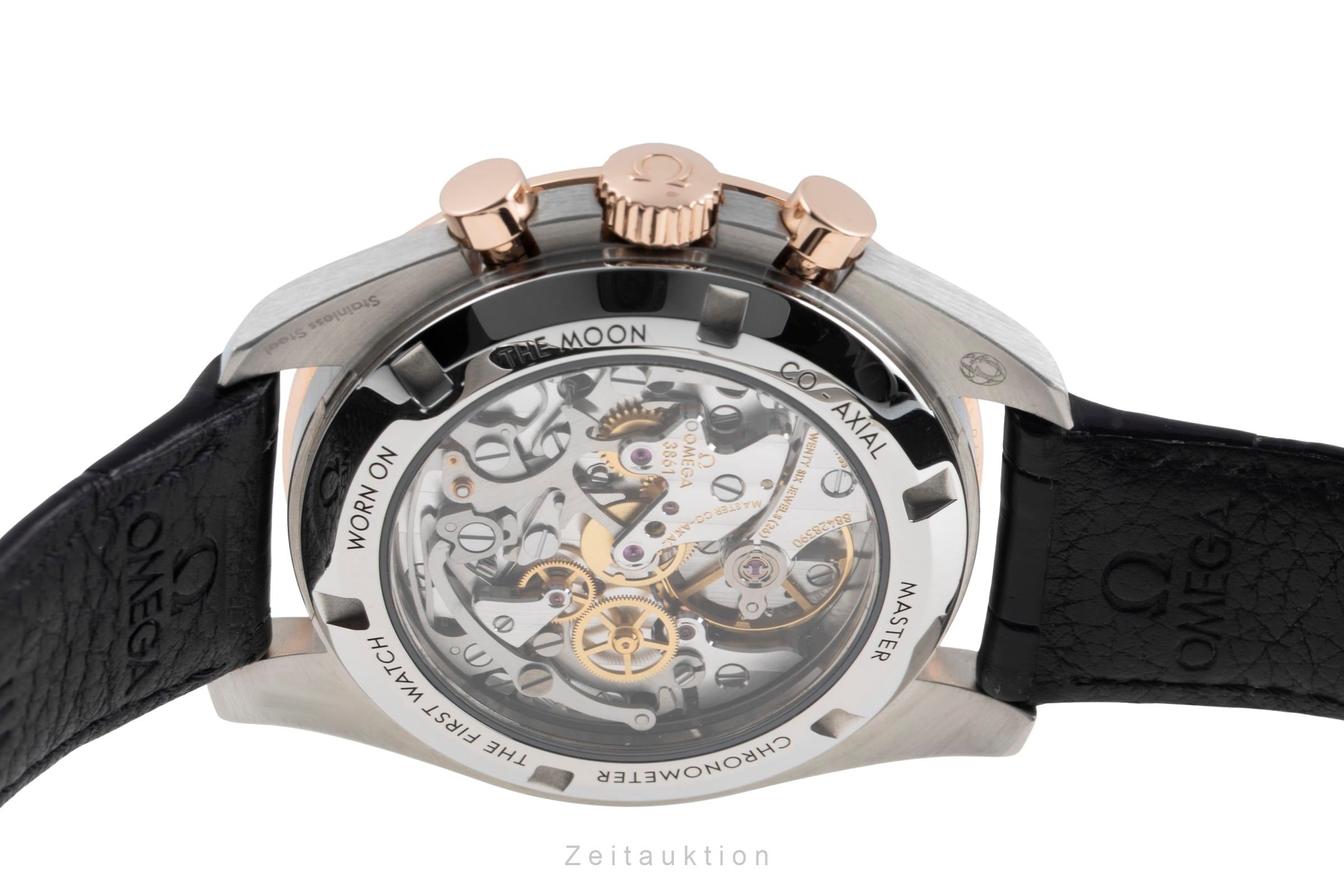 Omega Speedmaster Moonwatch chronographe acier / or  à remontage manuel montre pour hommes 310.23.42.50.99.001 LP: 12300EUR  [2600906]