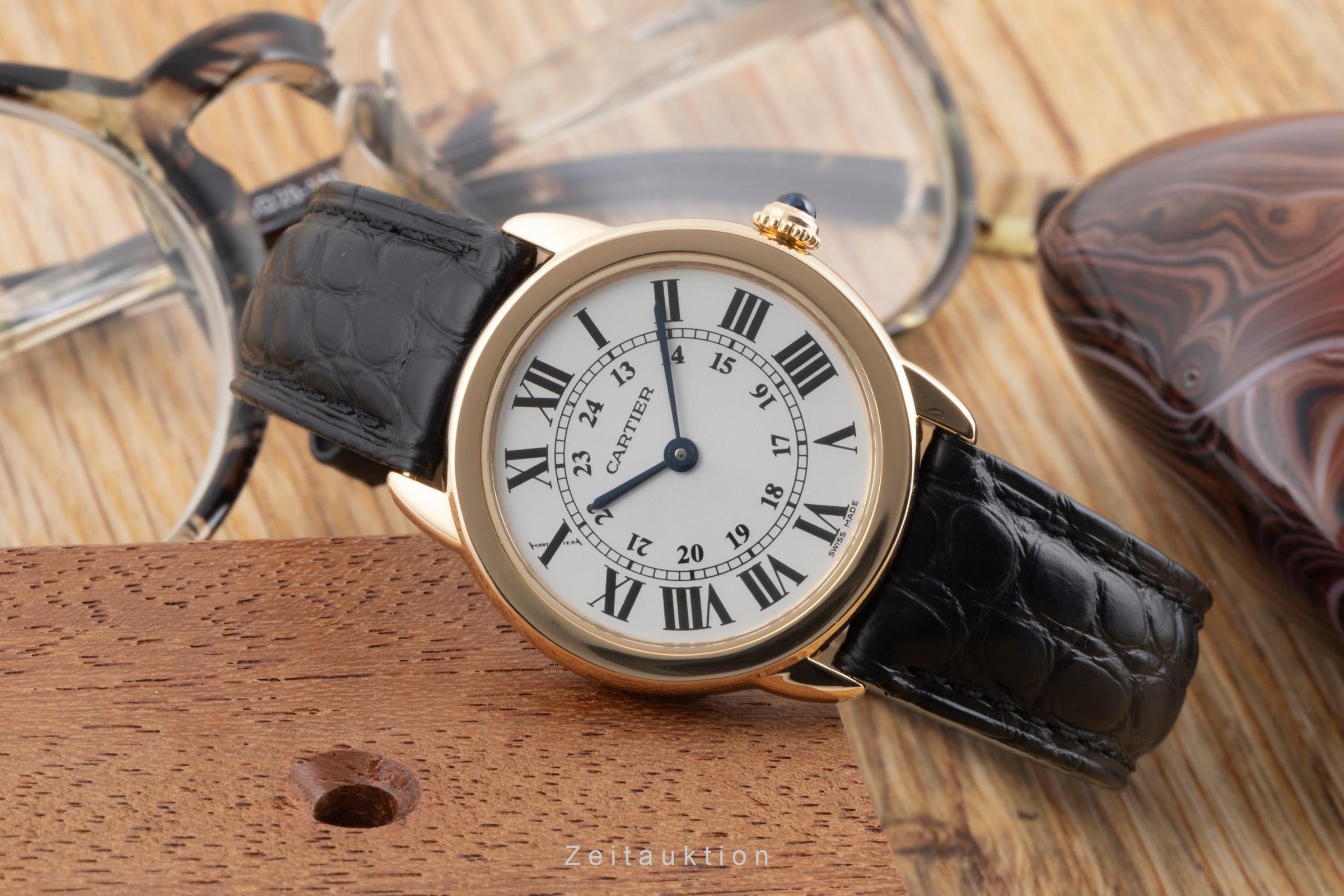 Cartier Ronde Solo 18 ct gold quartz women's watch W6700355  [2600907]