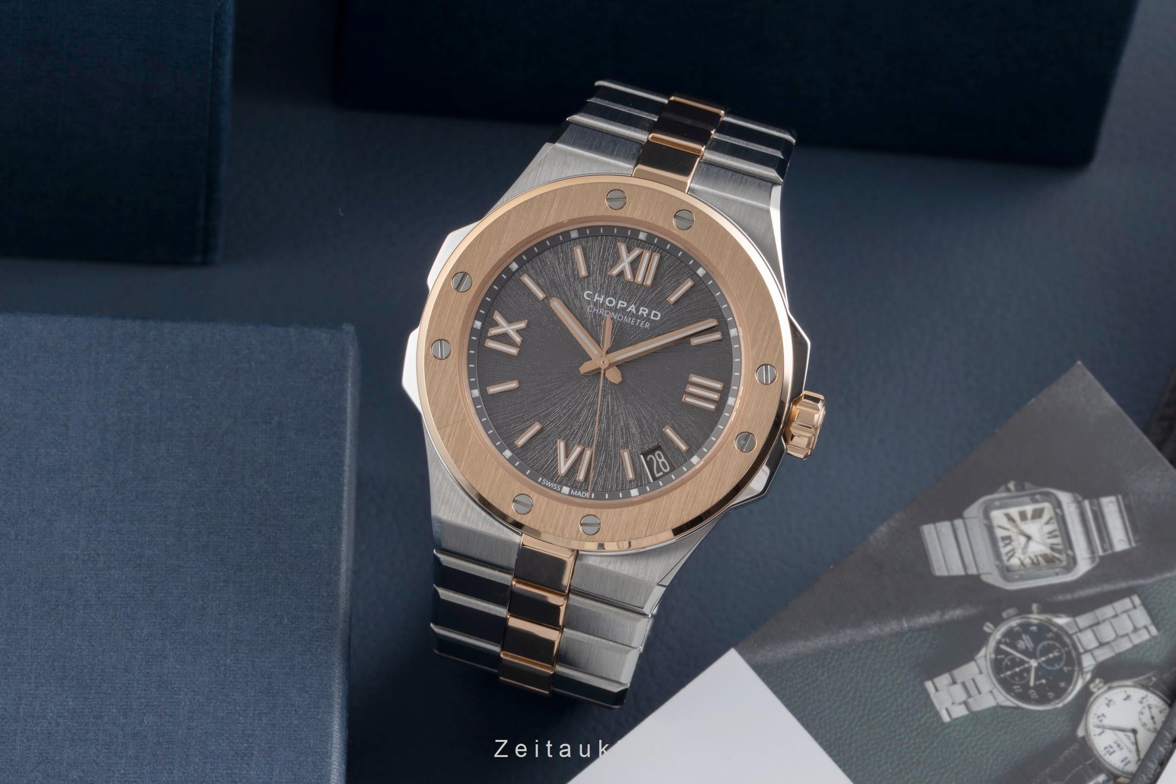 Chopard Alpine Eagle steel / gold automatic men's watch 298600-6001 LP: 28000EUR  [2600910]